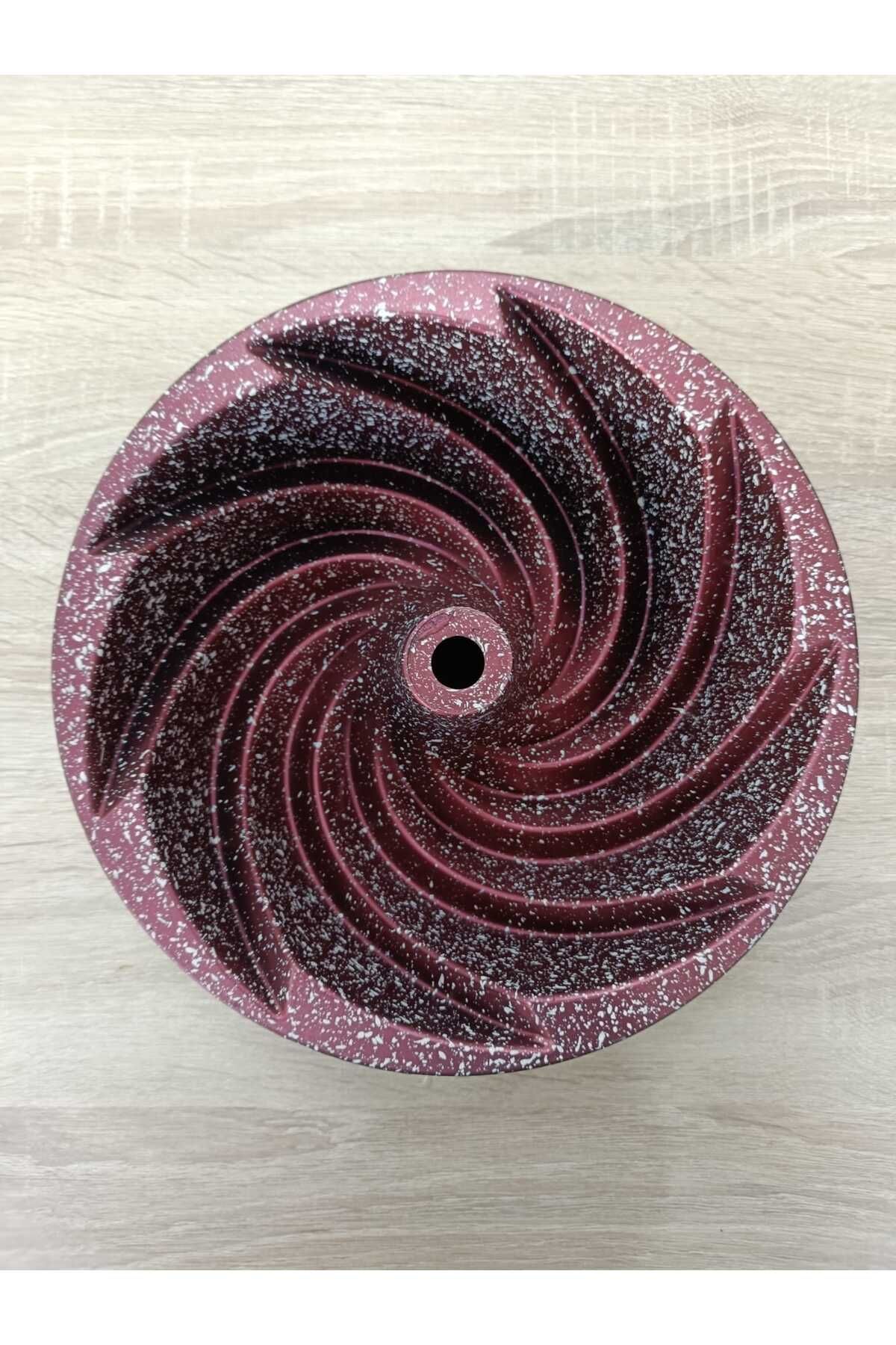 Alkar DÖKÜM KEK KALIBI YUVARLAK RÜZGAR GÜLÜ 26 CM FUŞYA RENK