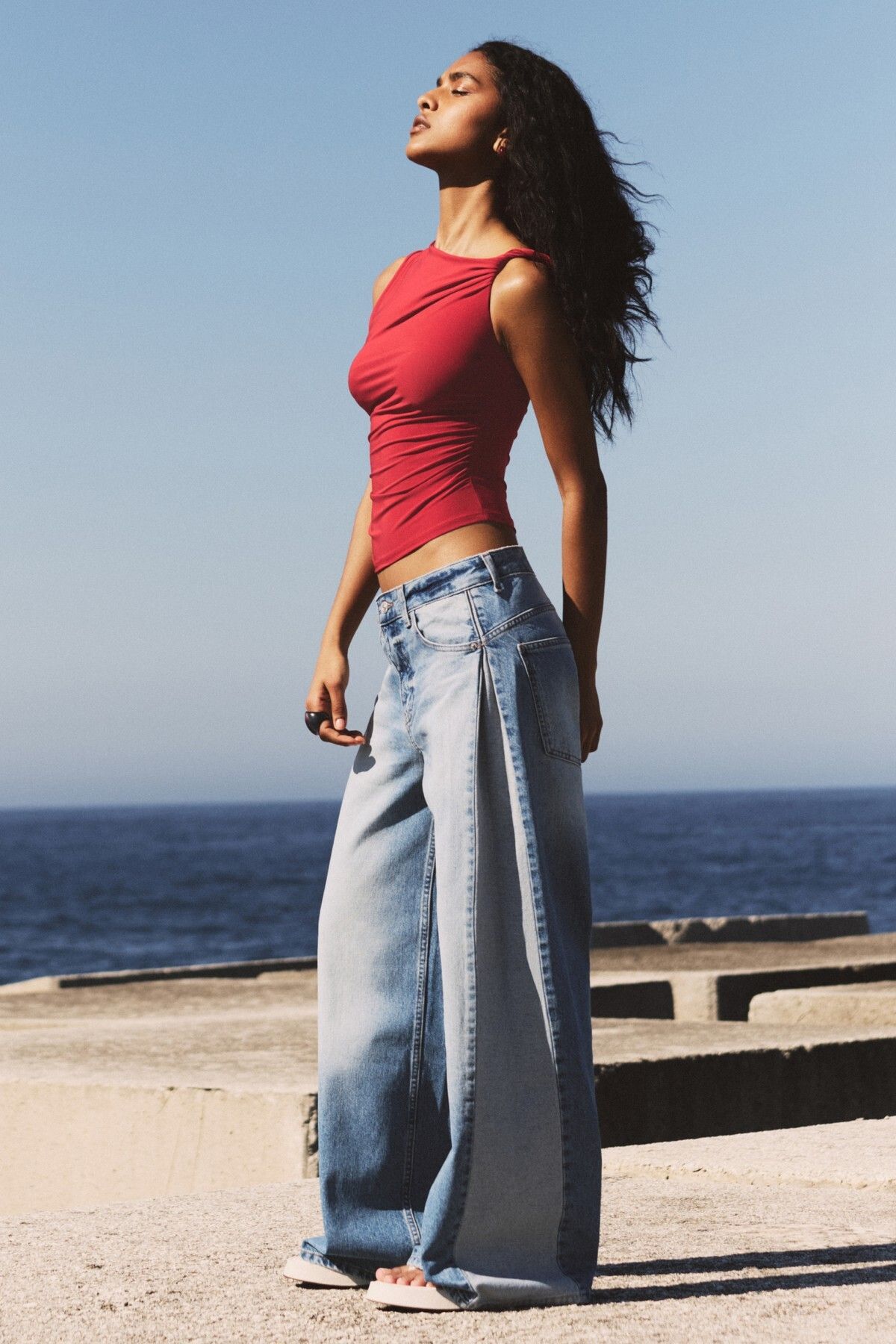 Pull & Bear Pilili wide leg jean
