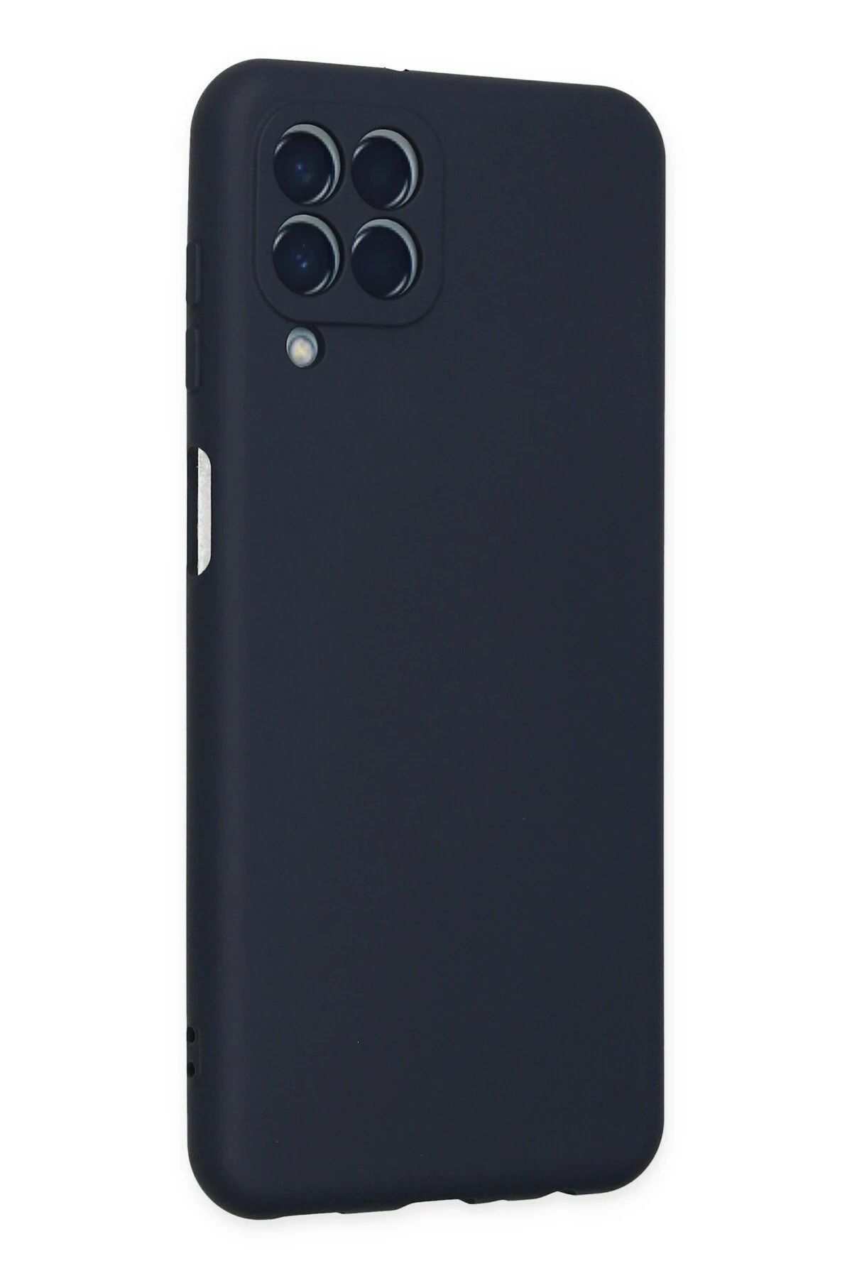 NewFace Galaxy M33 Uyumlu Kılıf Nano içi Kadife Silikon - Lacivert GLSTD