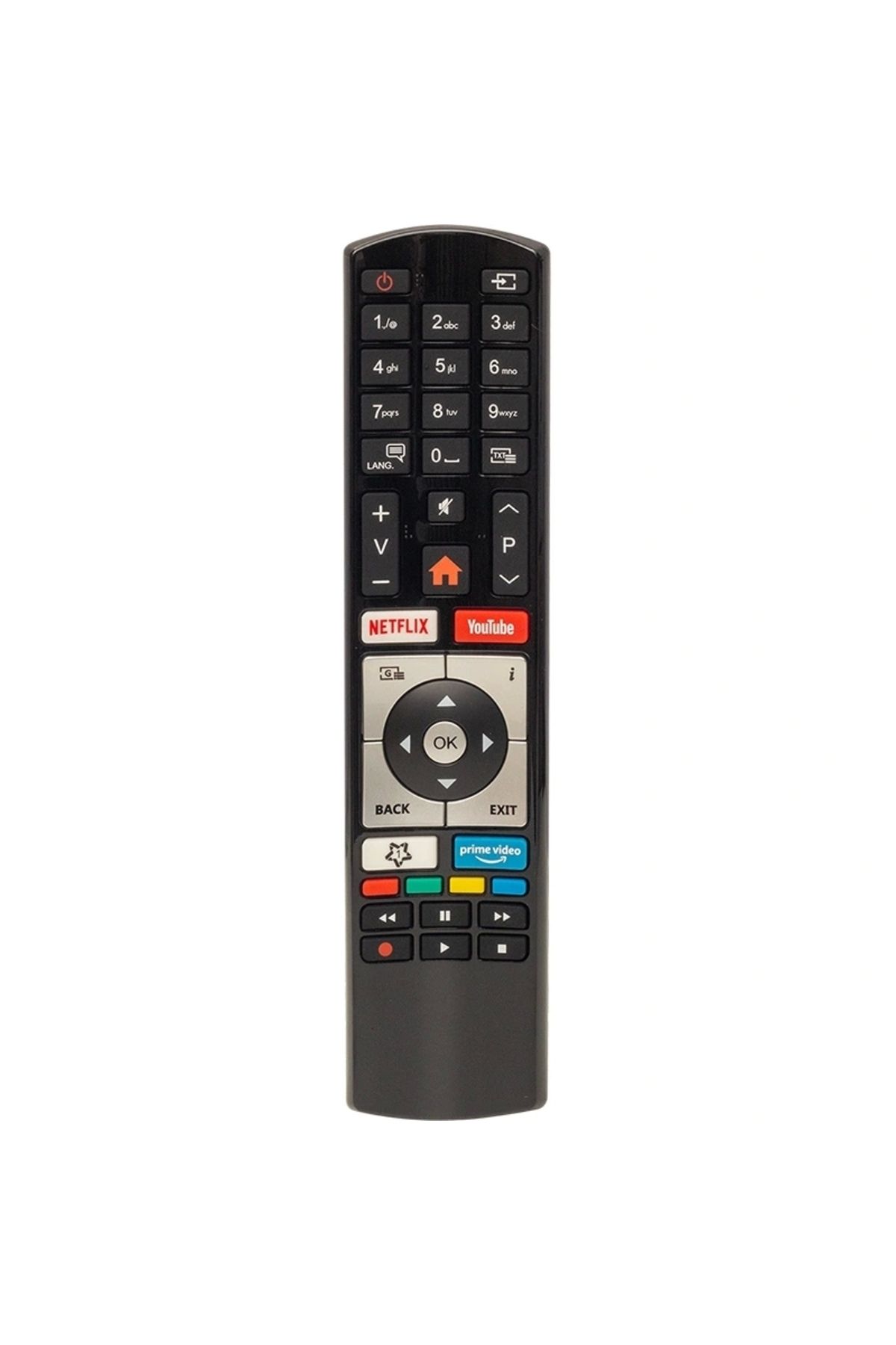 KL VESTEL RC4318P NETFLIX-YOUTUBE-PRİME VİDEO TUŞLU LCD-LED TV KUMANDA YAZISIZ (5047)