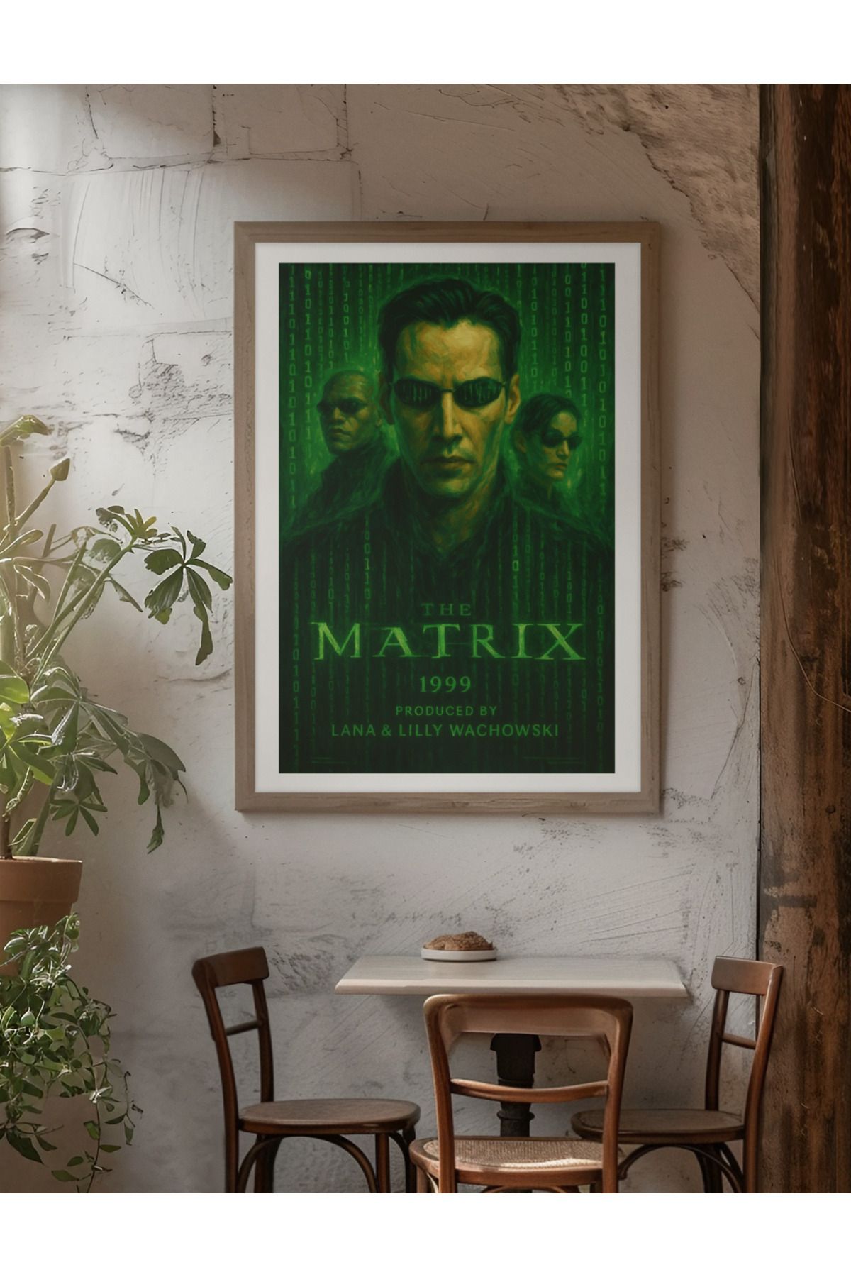 Norddesign Çerçeveli Poster Tablo Duvar Dekorasyonu - Kült Filmler Serisi - Matrix