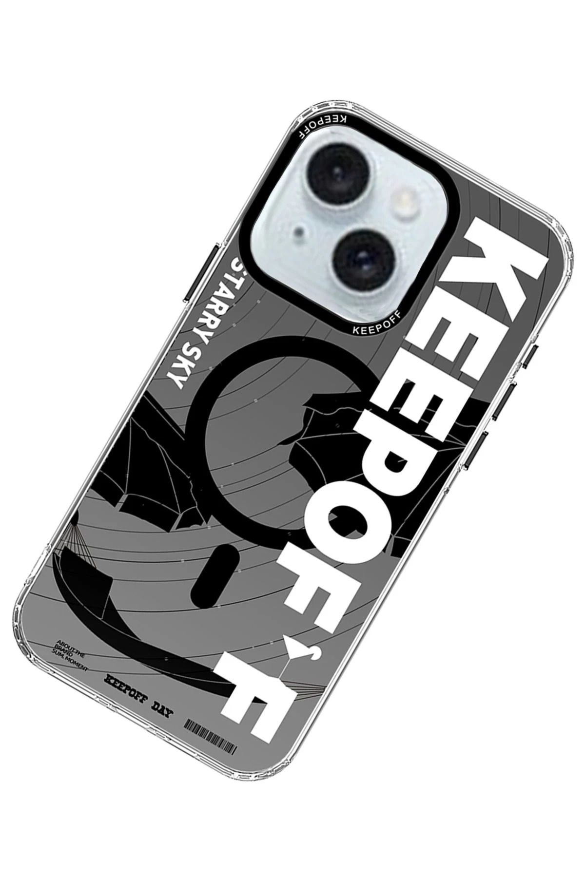 Keep Off iPhone 15 Summer Travel Magsafe Kapak - Starry Night SVLRS