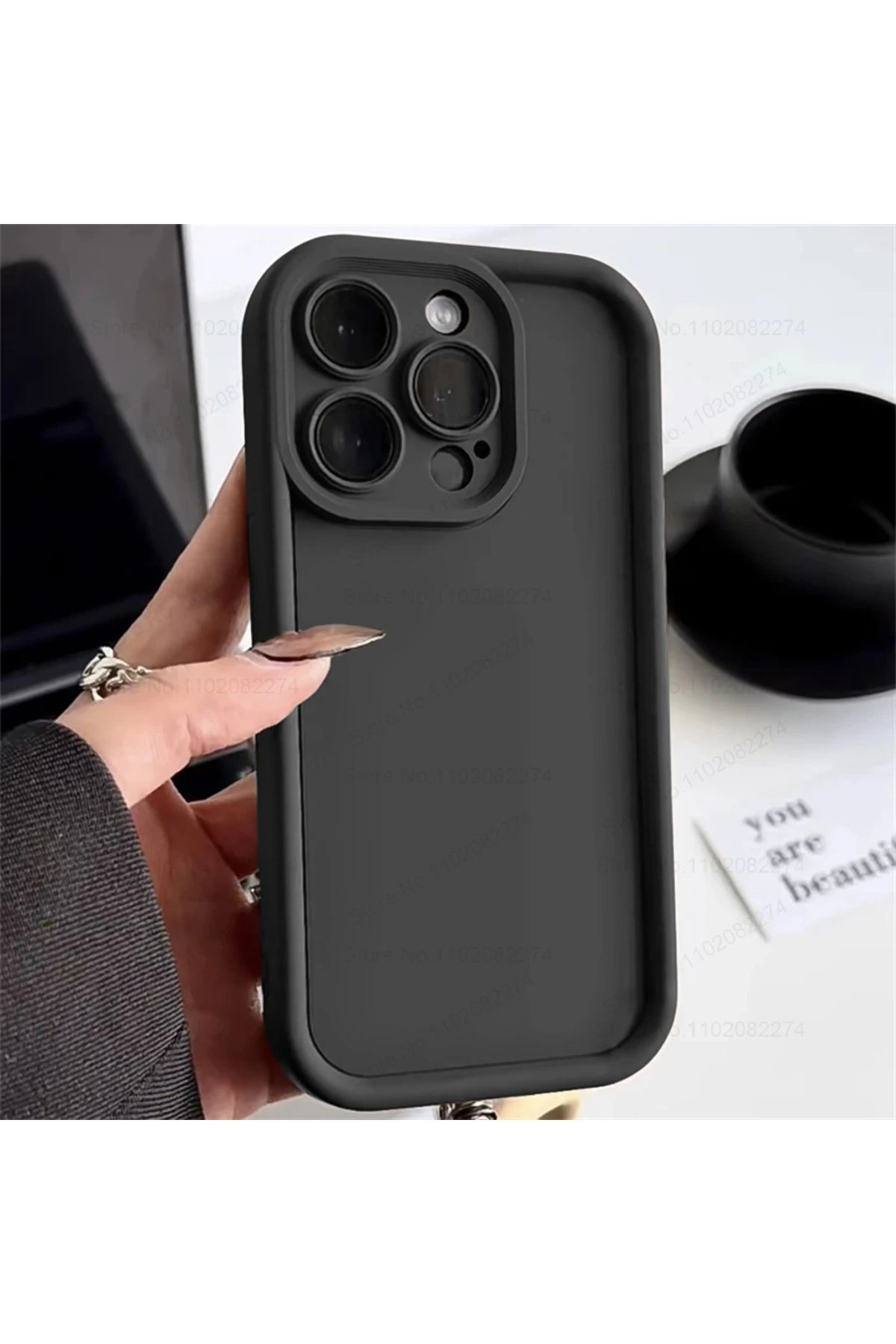 GRABONO Apple iPhone 16 Pro Max Kılıf Kamera Korumalı Yüksek Darbeye Dayanıklı Candy Case Kapak