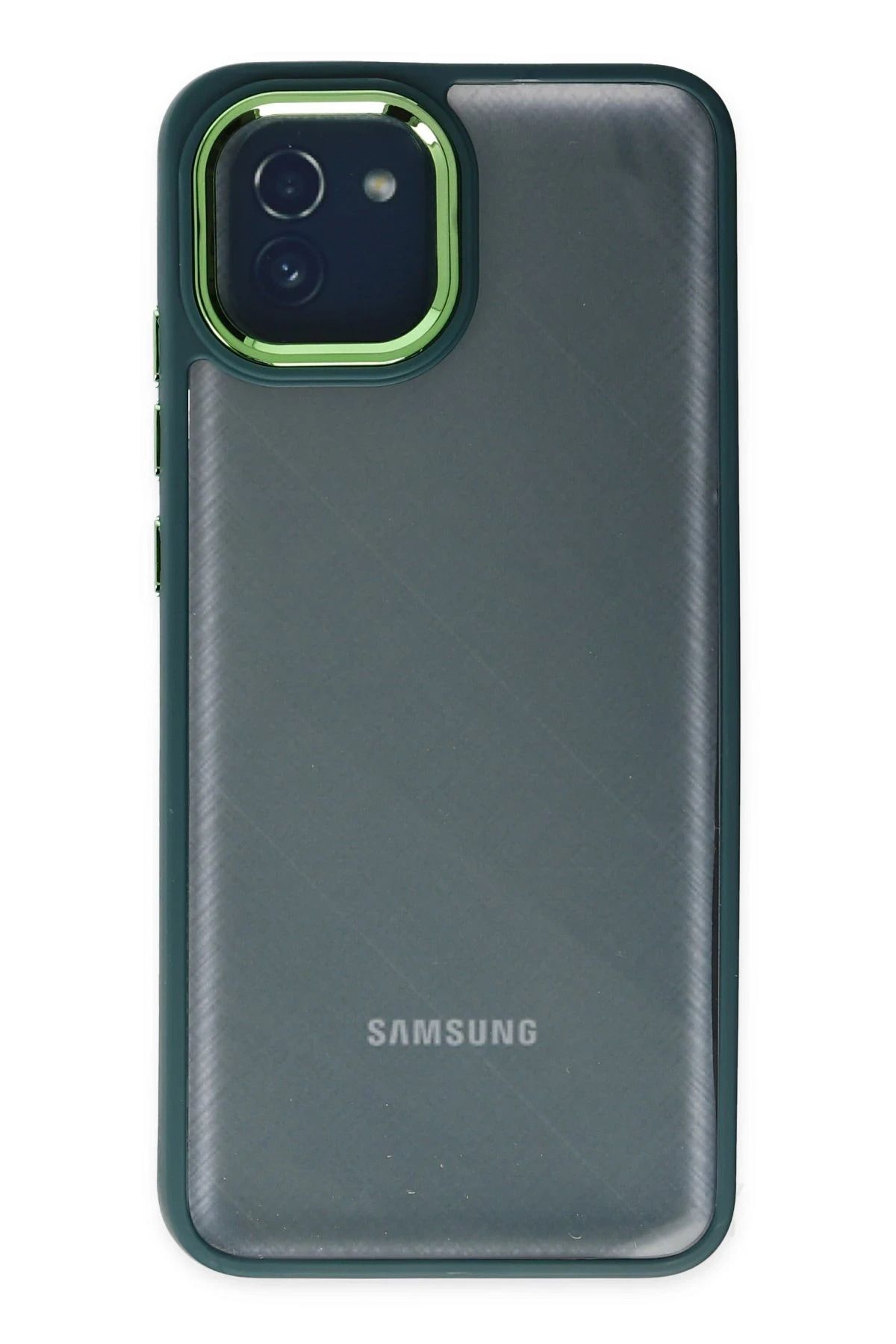 NewFace Samsung Galaxy A03 Kılıf Dora Kapak - Haki Yeşil SVLRS