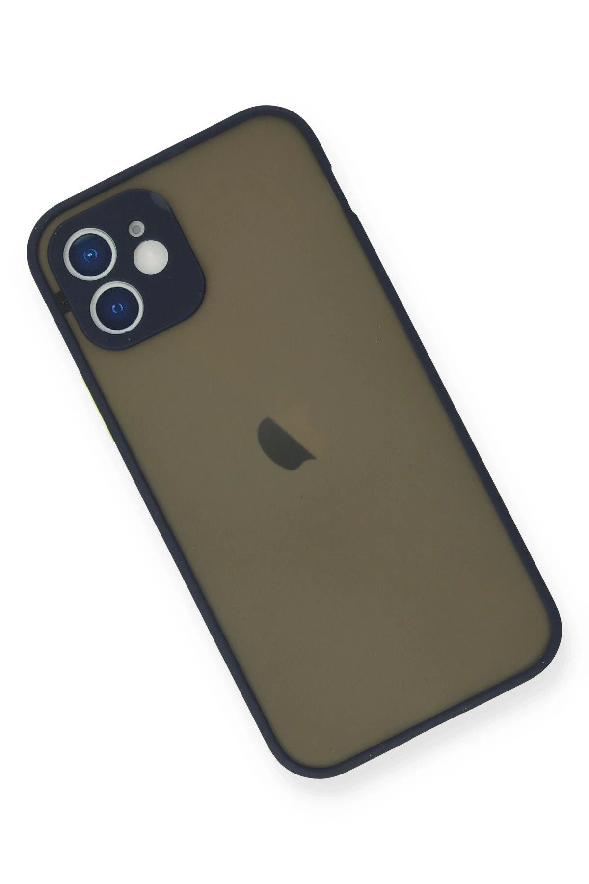NewFace iPhone 12 Mini Kılıf Montreal Silikon Kapak - Lacivert SVLRS