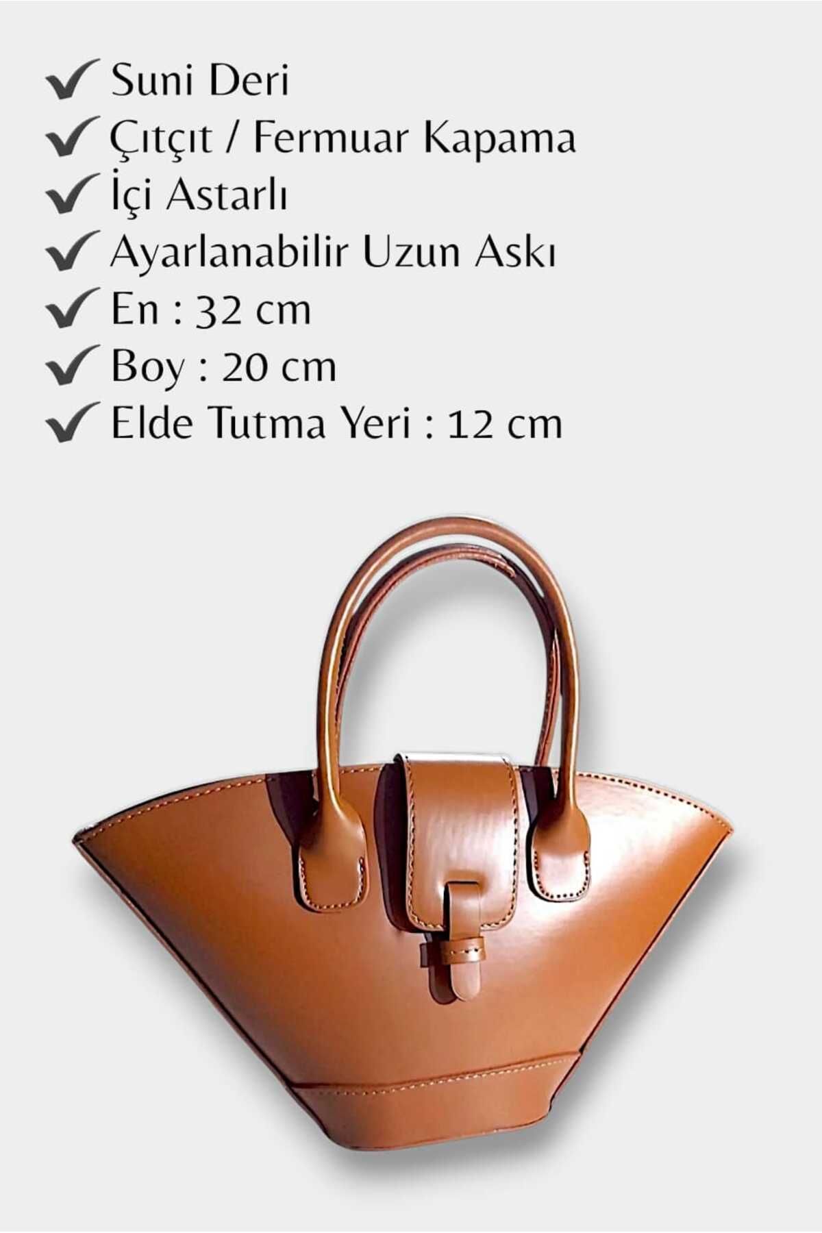 roseberry-حقيبة نسائية مبطنة بقصة غير متماثلة موديل دلو طابا - R1032 3