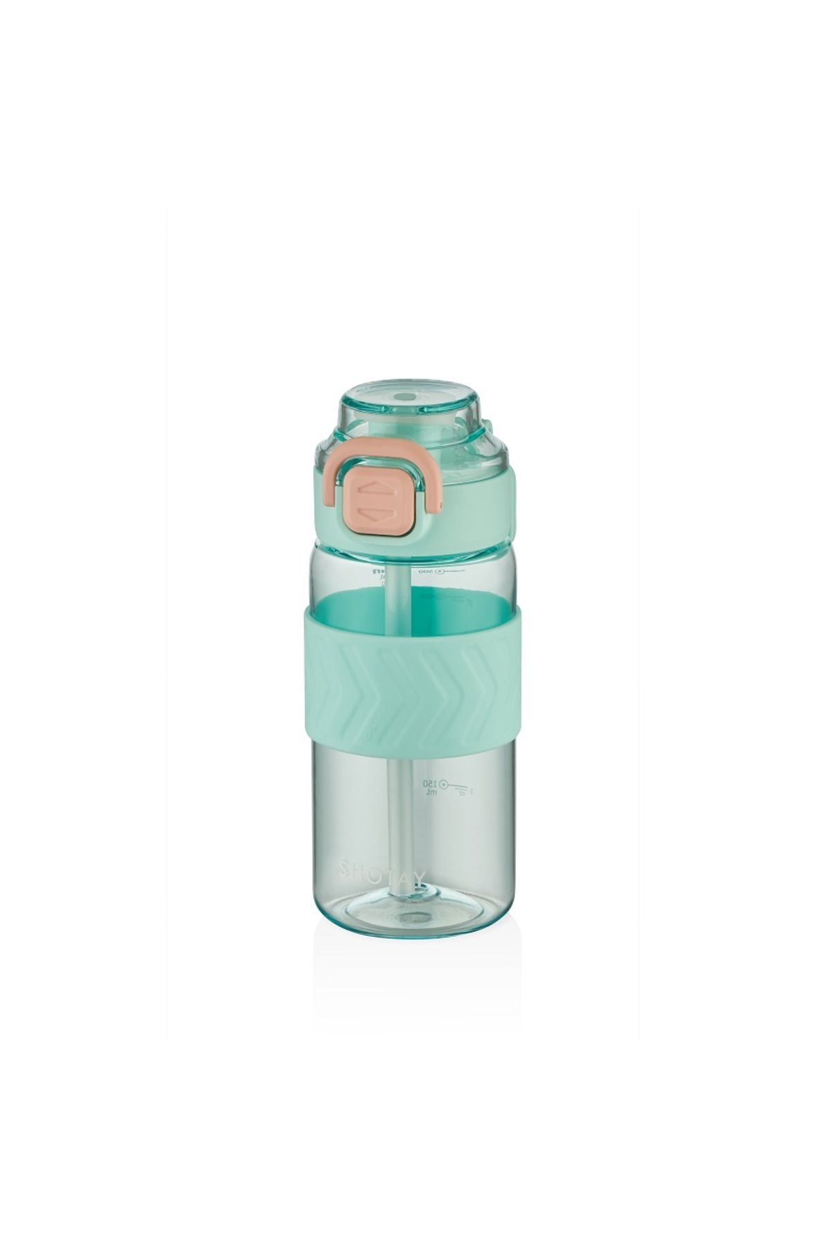 Shotay ST-7237 600ml Turkuaz Pipetli Tritan Matara