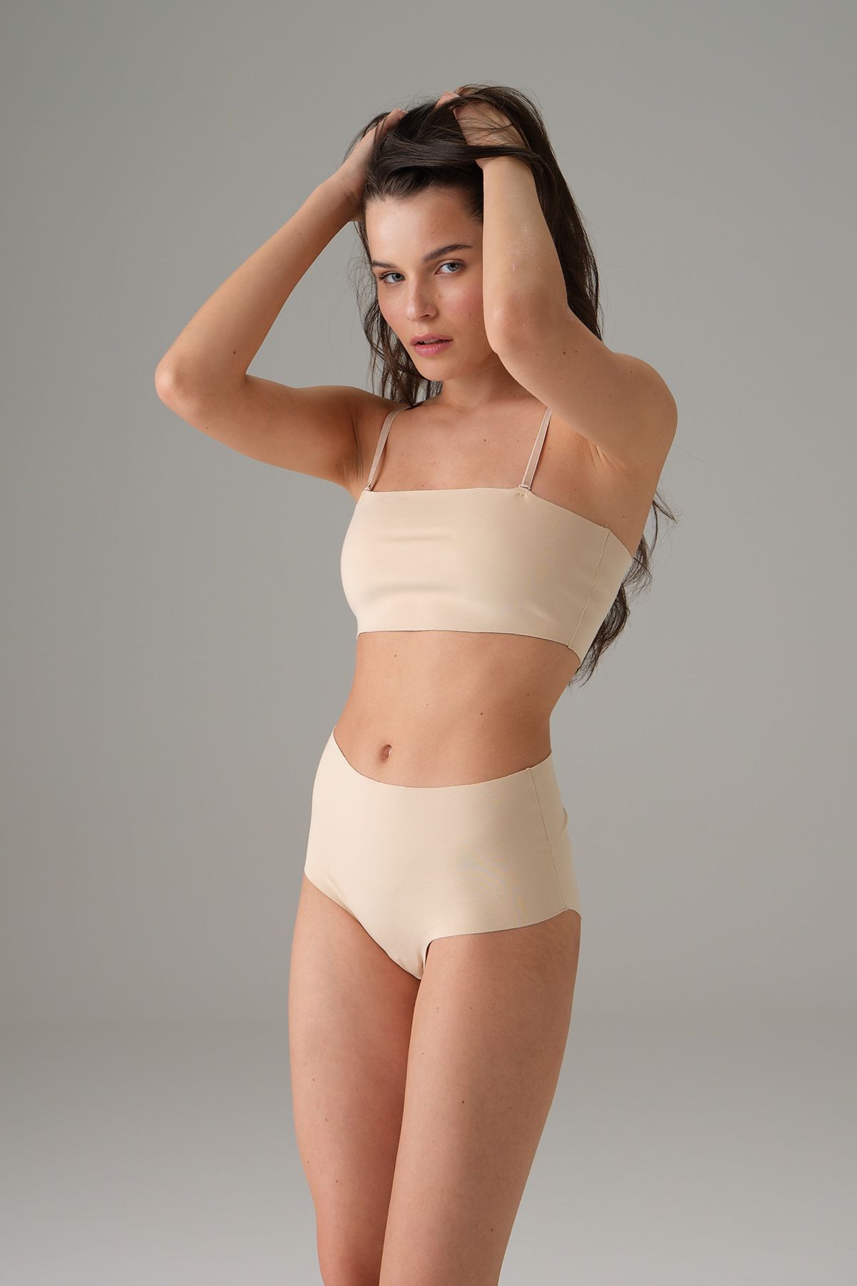 Shop58 Kadın Ten Invisible Askılı Büstiyer 5583