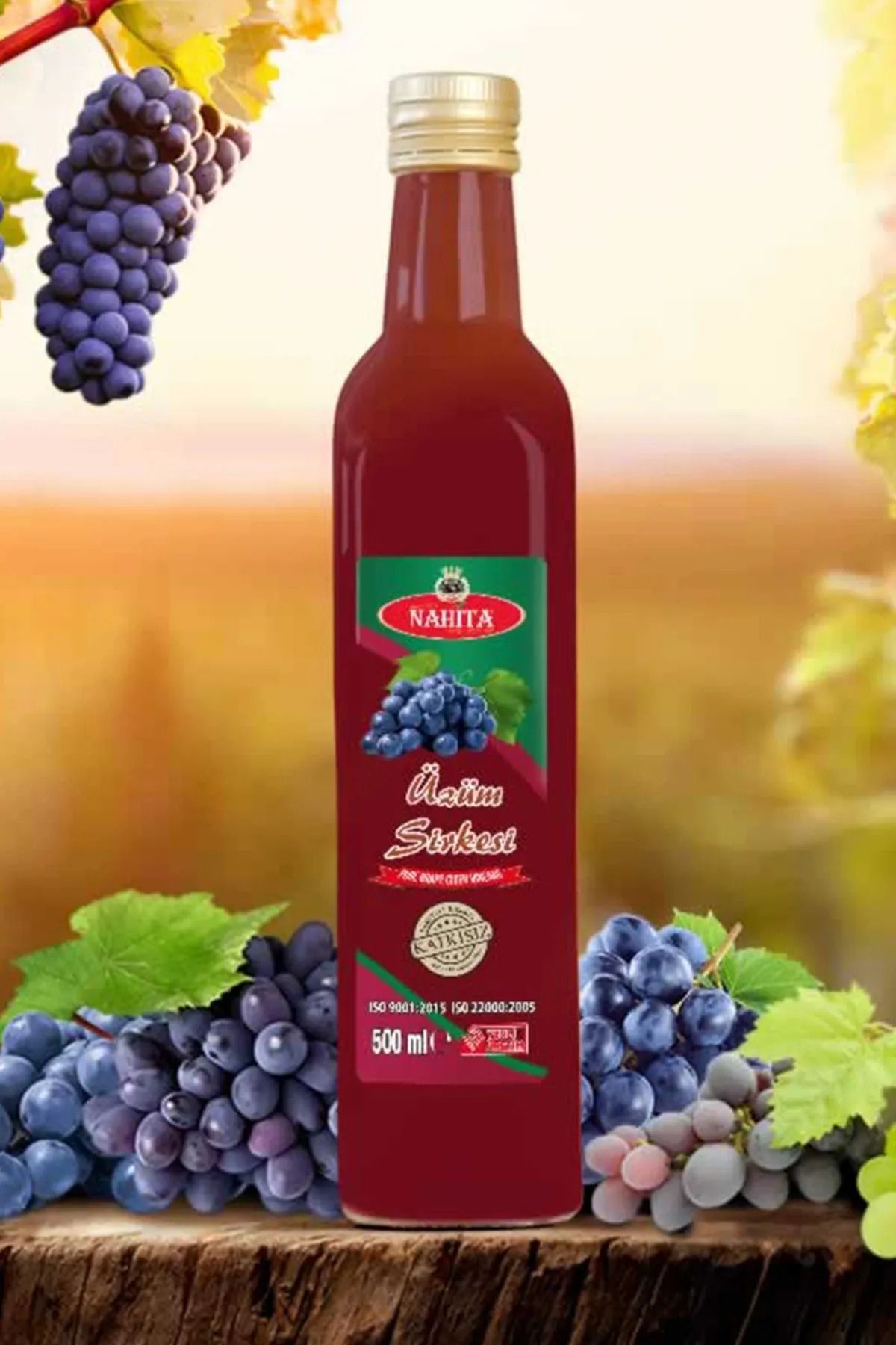 Nahita Üzüm Sirkesi %100 Doğal 500 ml
