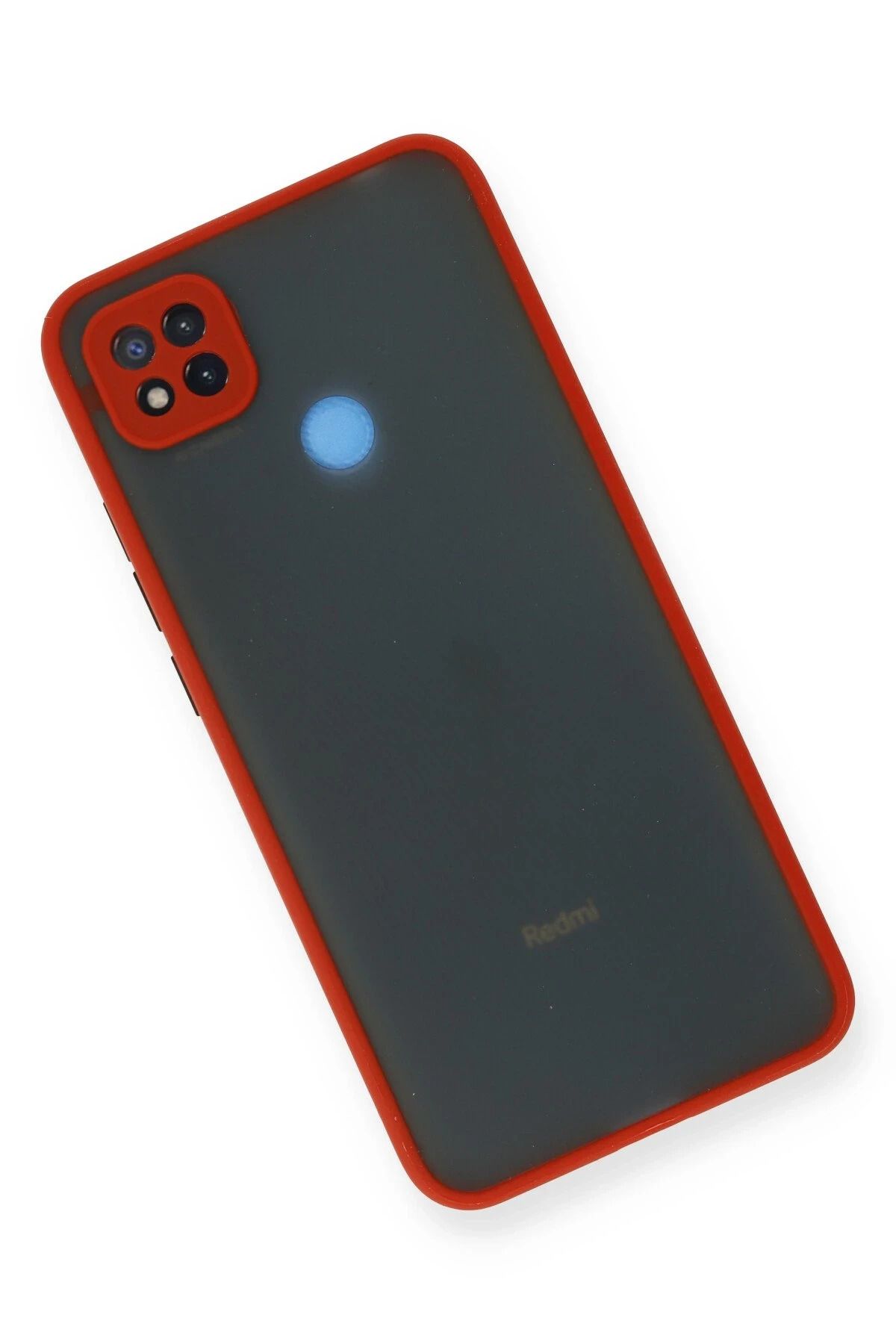 NewFace Xiaomi Redmi 9C Kılıf Montreal Silikon Kapak - Kırmızı WLZOR