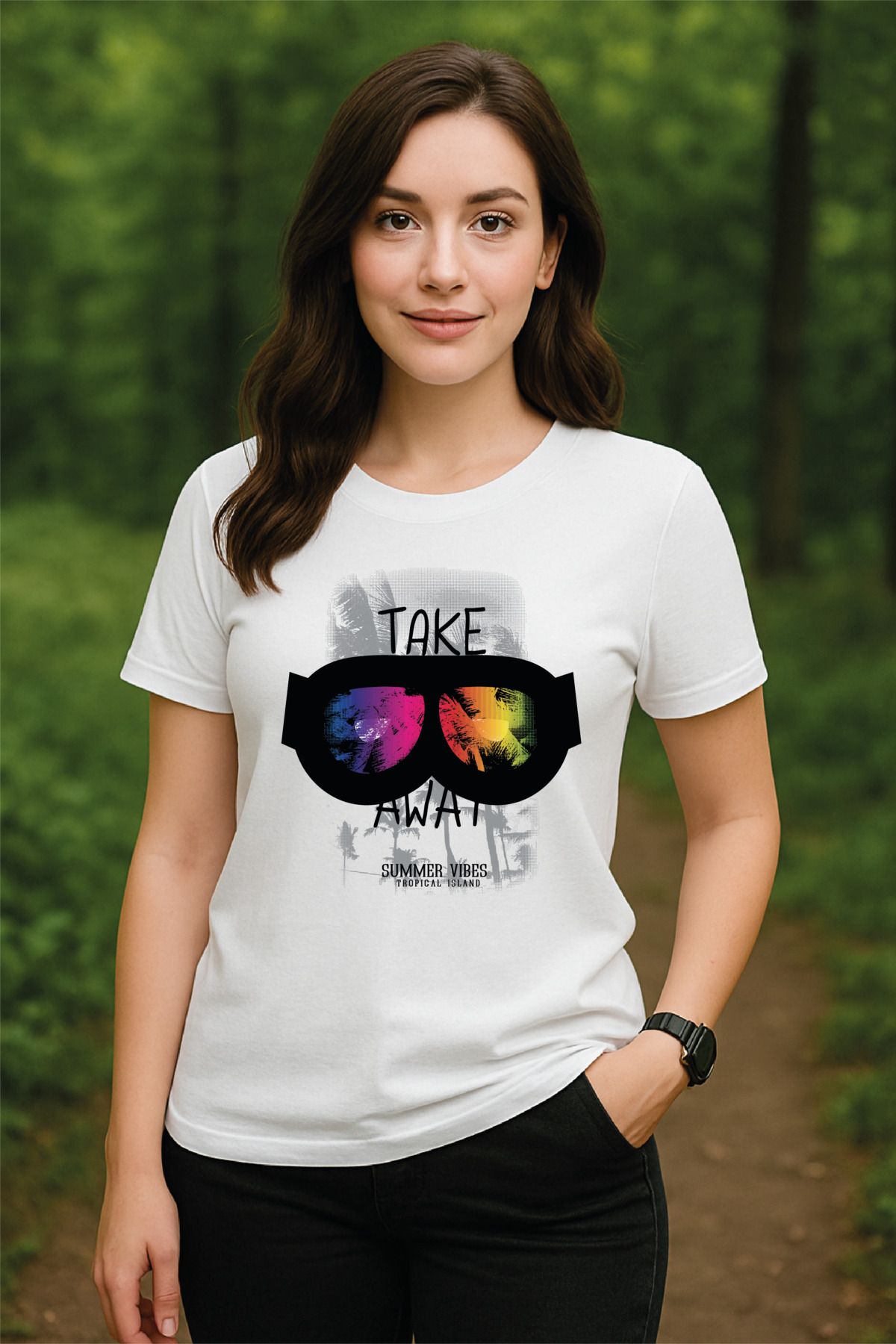 OFİSEHEDİYE WHITE QUOTES PREMIUM UNISEX T-SHIRT TAKE AWAY