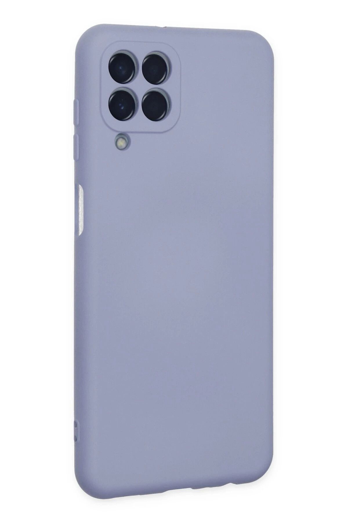 NewFace Galaxy M33 Uyumlu Kılıf Nano içi Kadife Silikon - Lila GLSTD