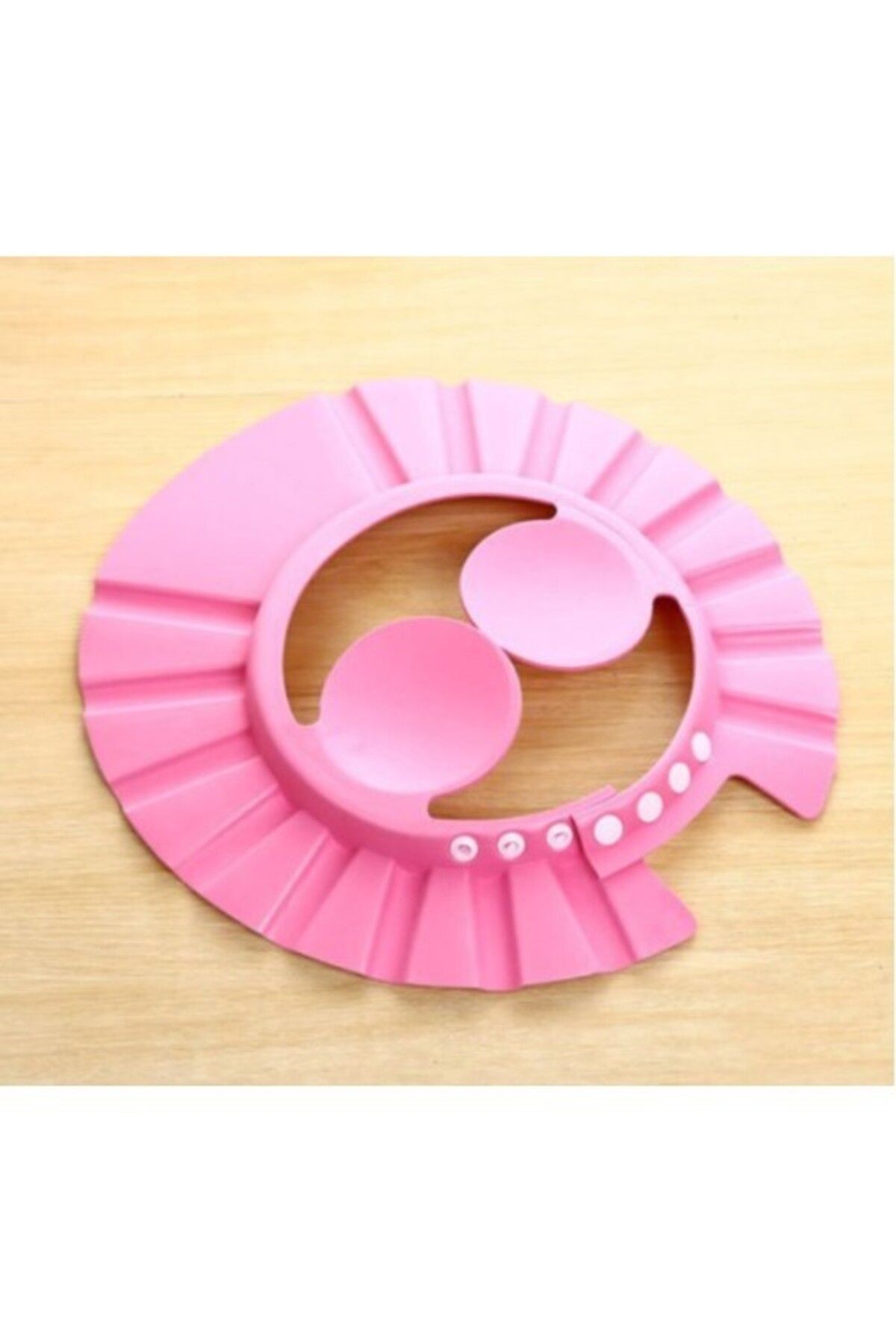 Otocub Bebek Banyo Şapkası Düğmeli Kulaklıklı Pembe