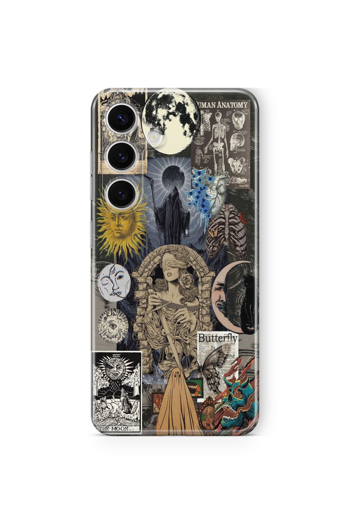 Space Star Samsung Galaxy A55 Uyumlu The Empress Tasarım Baskılı Şeffaf Kılıf