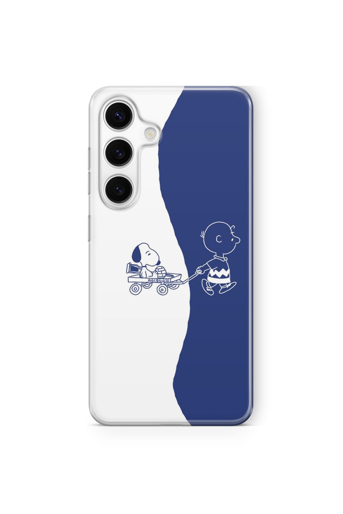 Space Star Samsung Galaxy A14 Uyumlu Snoopy Tasarım Baskılı Şeffaf Kılıf