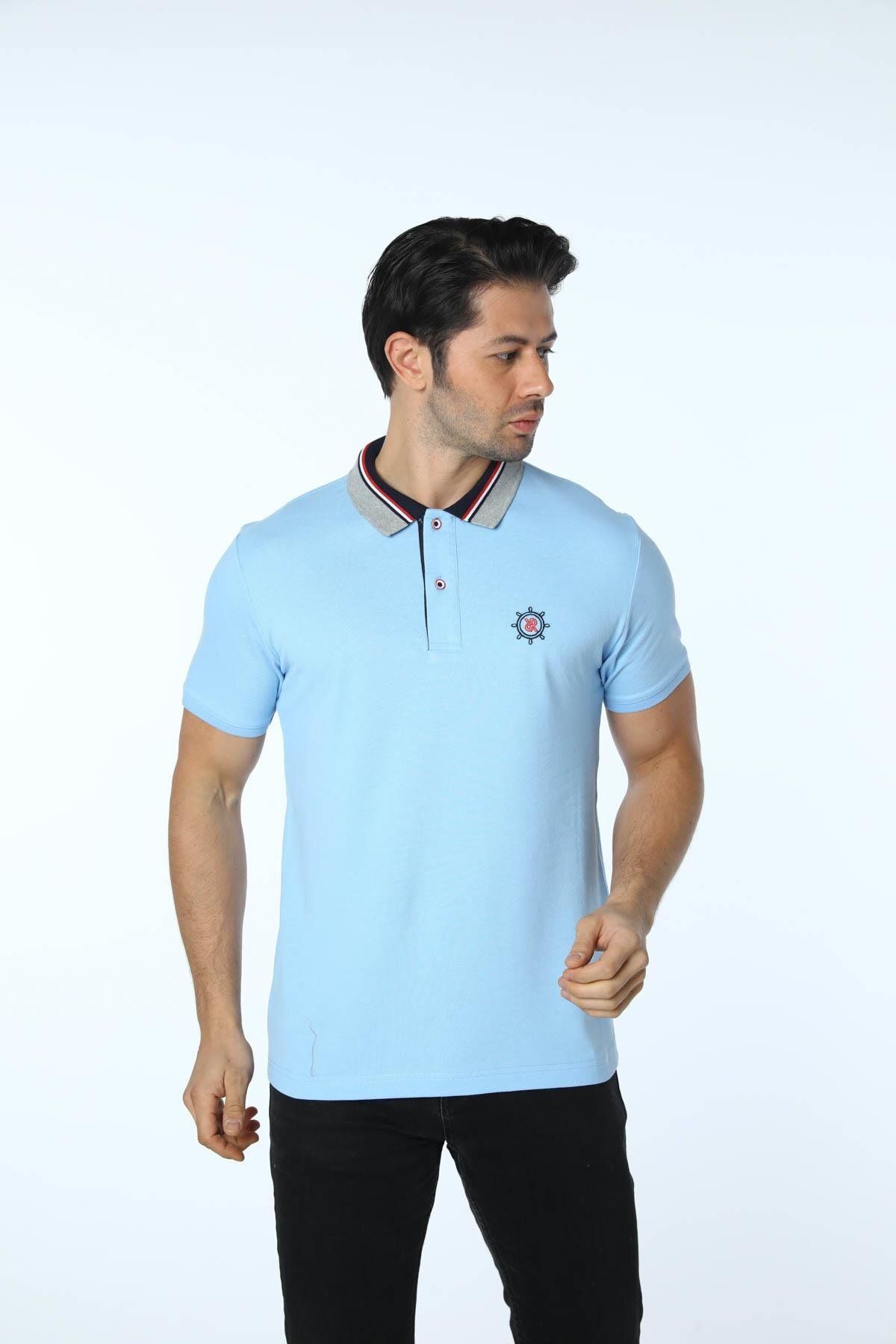 rugatchi %100 Pamuk Polo Yaka T-Shirt