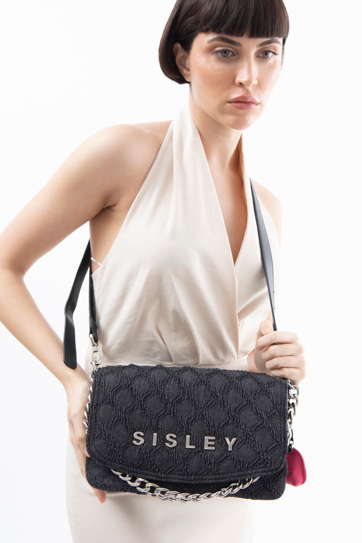 Sisley SİSLEY KADIN ÇAPRAZ ÇANTASI C.SLY_061 STD Siyah