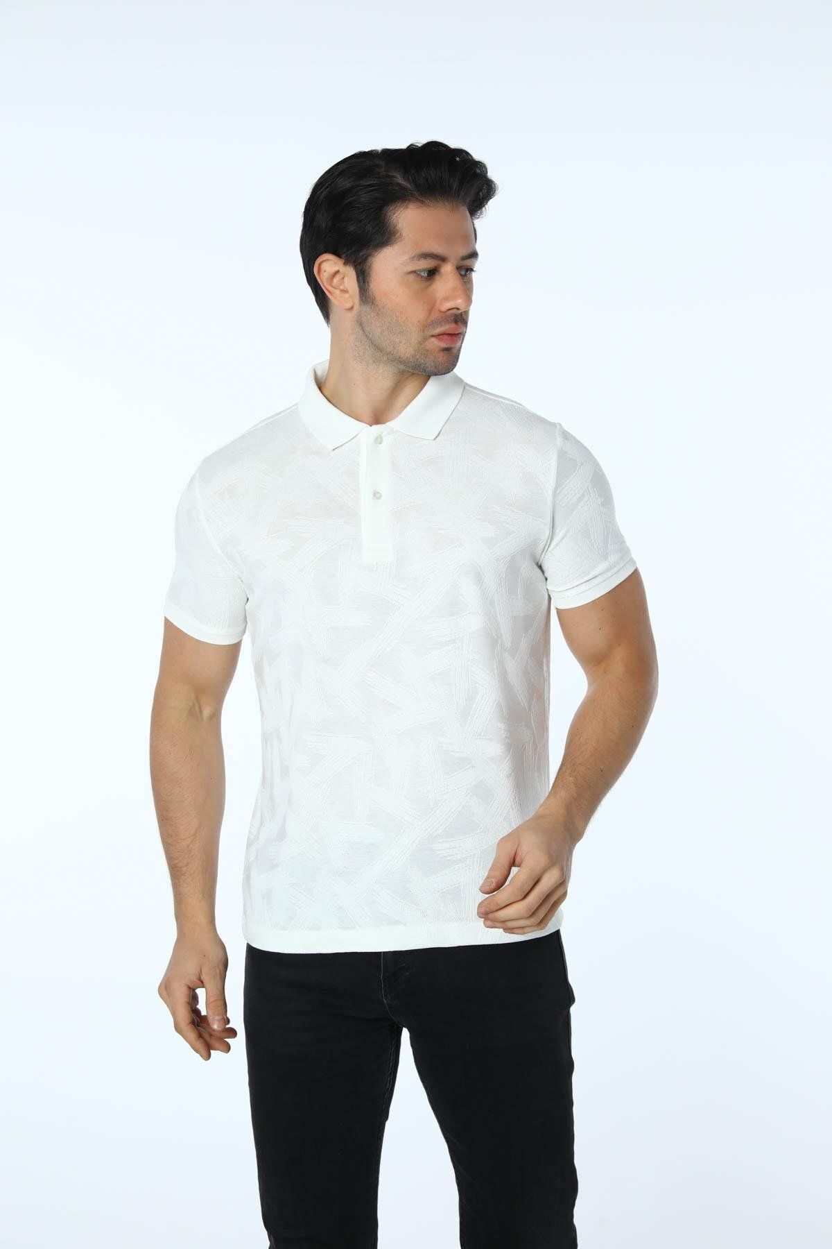 rugatchi Jakarlı Polo Yaka T-Shirt