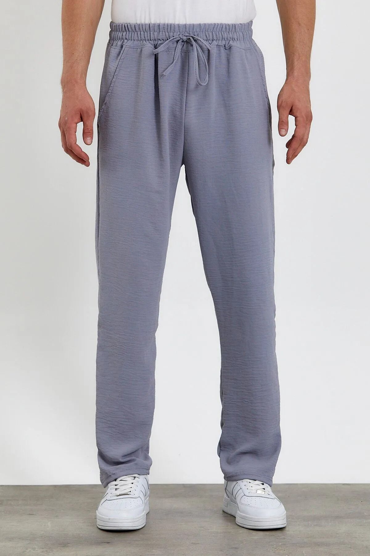 MODA Oversize Aerobin Keten Yazlık Ince Salaş Alt Jogger Pantolon
