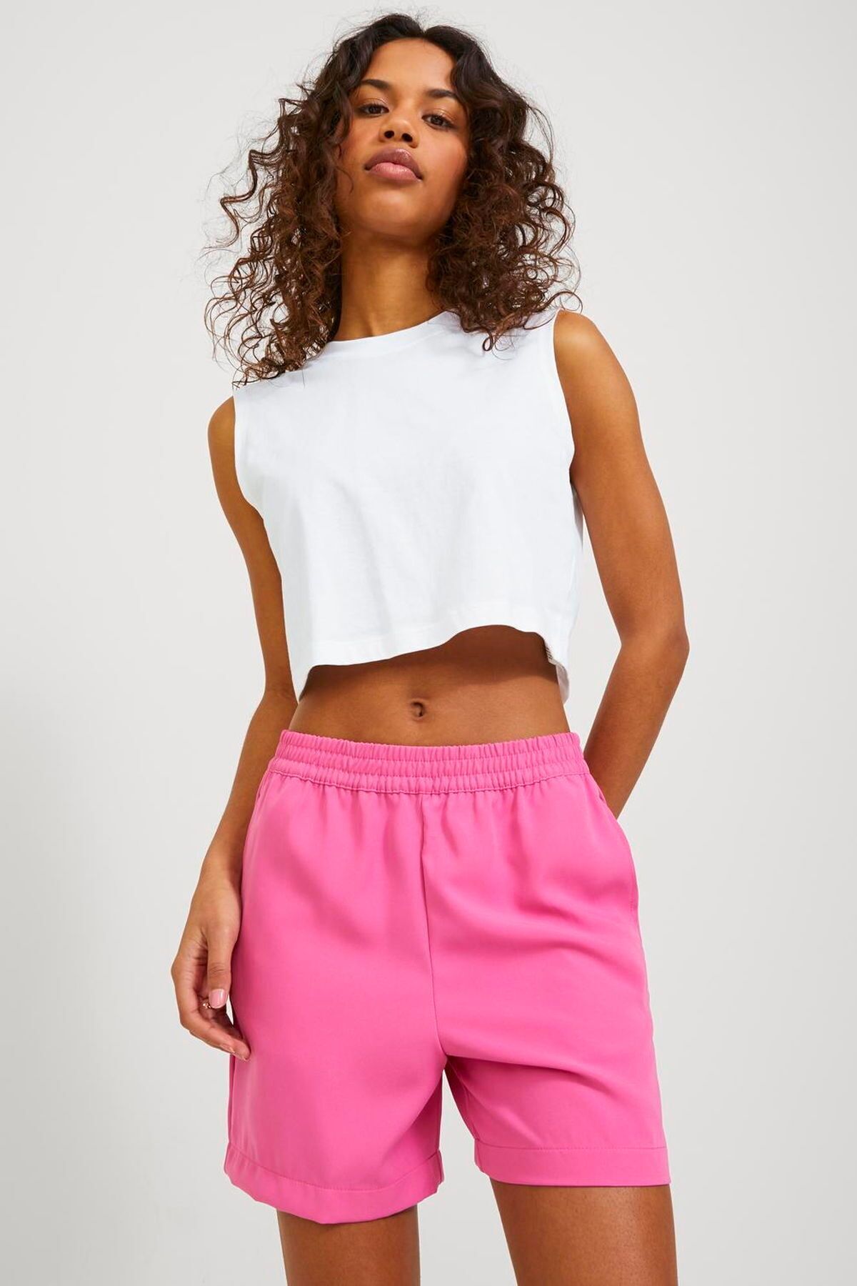 Jack & Jones Kadin Bisiklet Yaka Tisört - Alvira