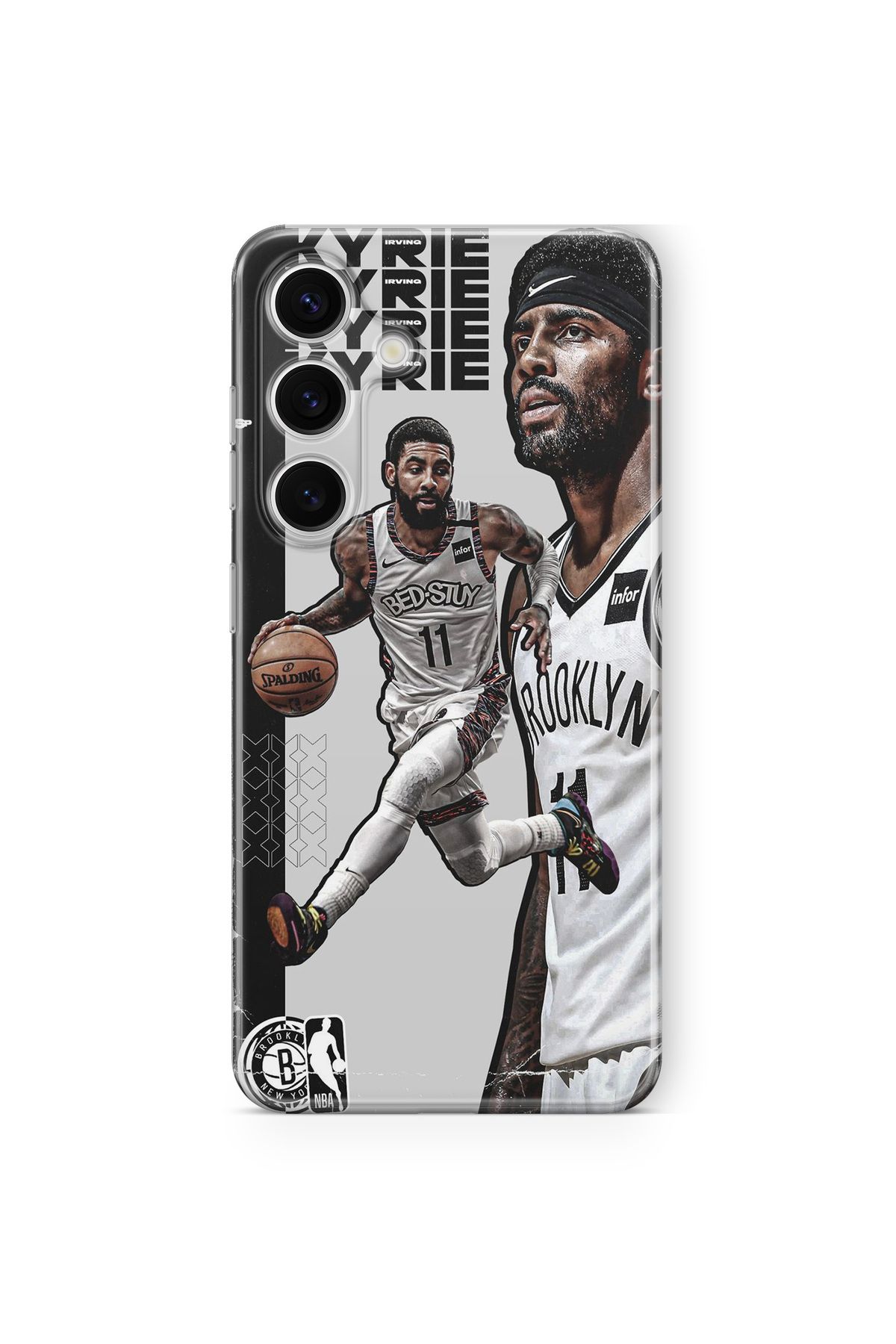 Space Star Samsung Galaxy S23 Uyumlu Brooklyn Tasarım Baskılı Şeffaf Kılıf