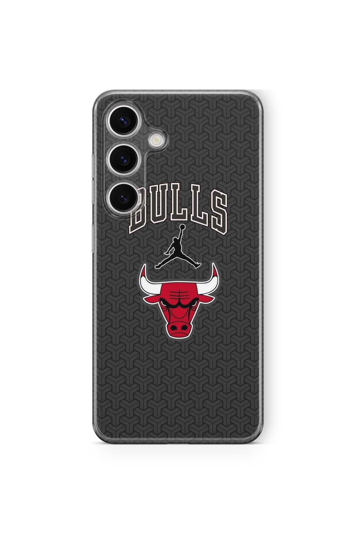 Space Star Samsung Galaxy A14 Uyumlu Bulls Tasarım Baskılı Şeffaf Kılıf