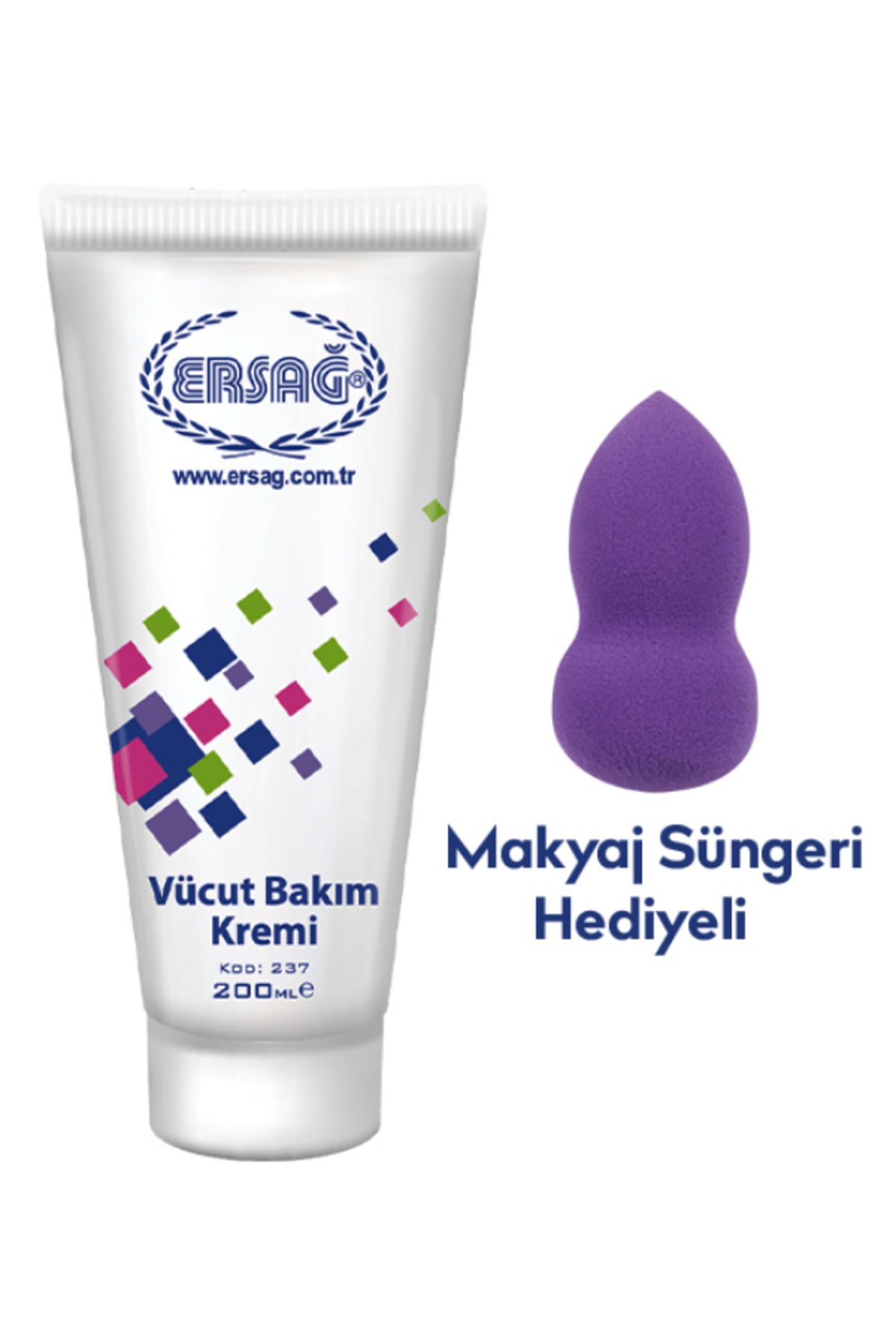 Ersağ Ersağ Vücut Bakım Kremi 200 ml.