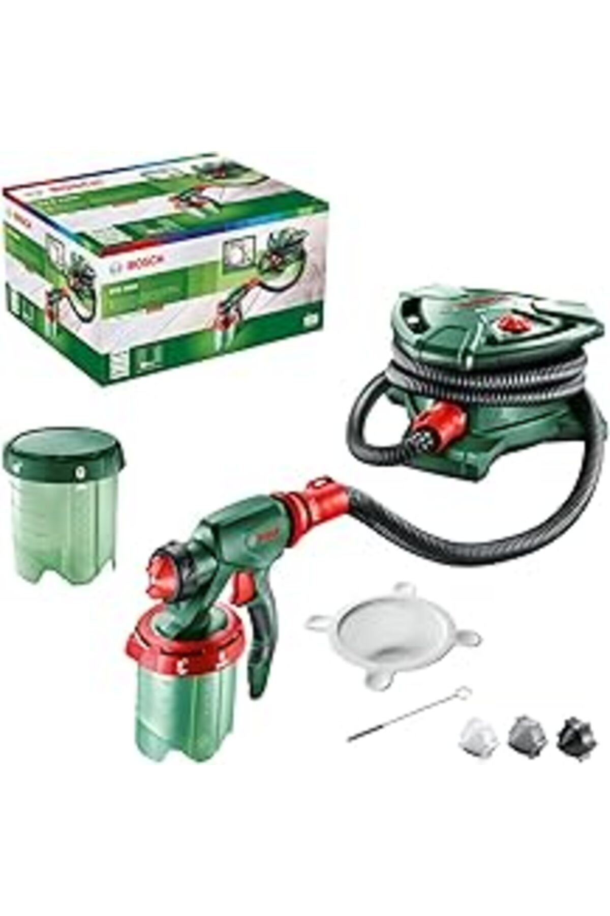 nazeninstoğu Bosch Boya Spreyi Sistemi Pfs 7000 (1400 W, 2X Boya Kapları 1000 Ml, Duvar Boyaları, Cilalar Ve Ver