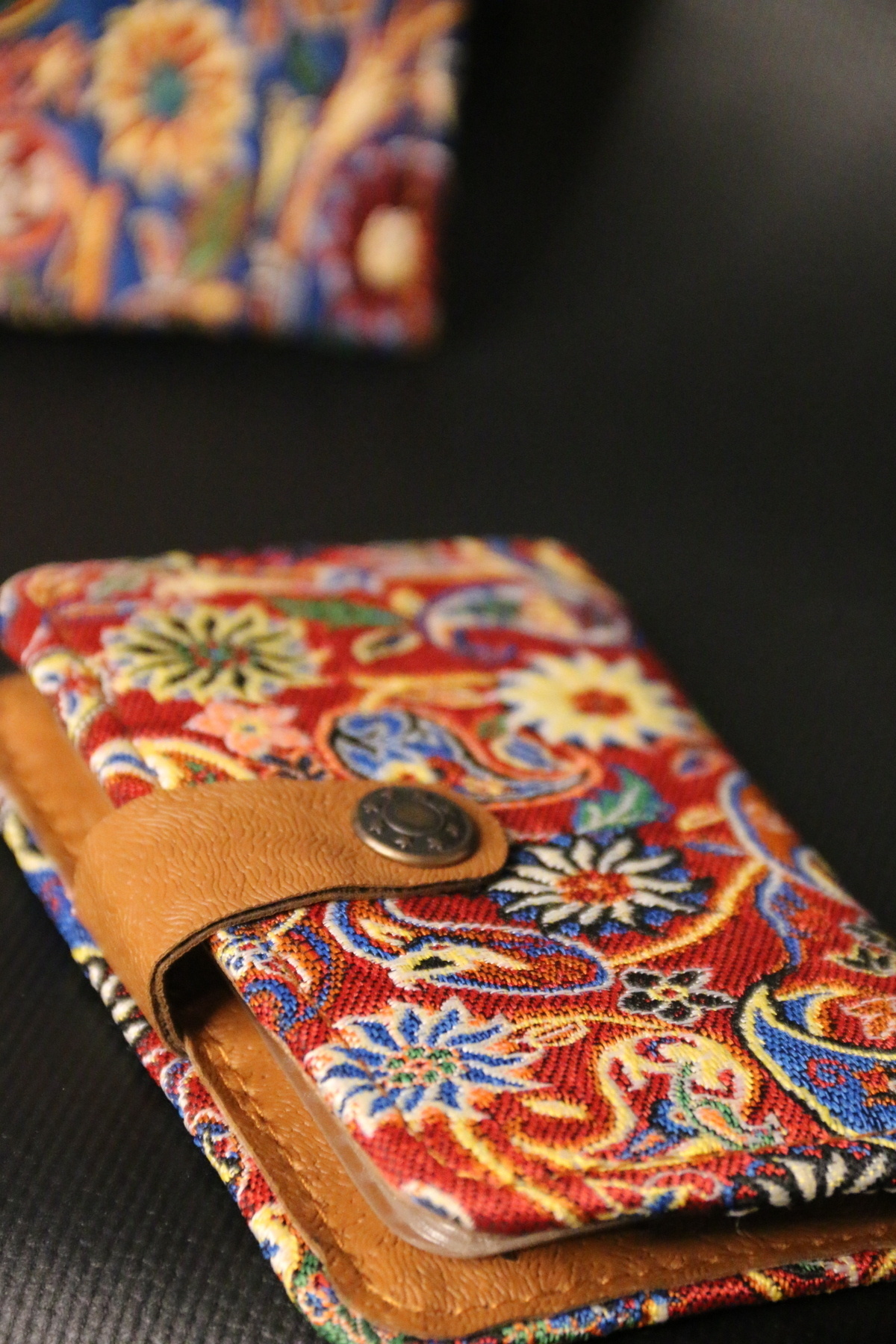 PUJİVA Kilim Desenli Terme, Etnik Desenli, Şeffaf, Zarif Ve Dayanıklı, Cüzdan, Kartlık