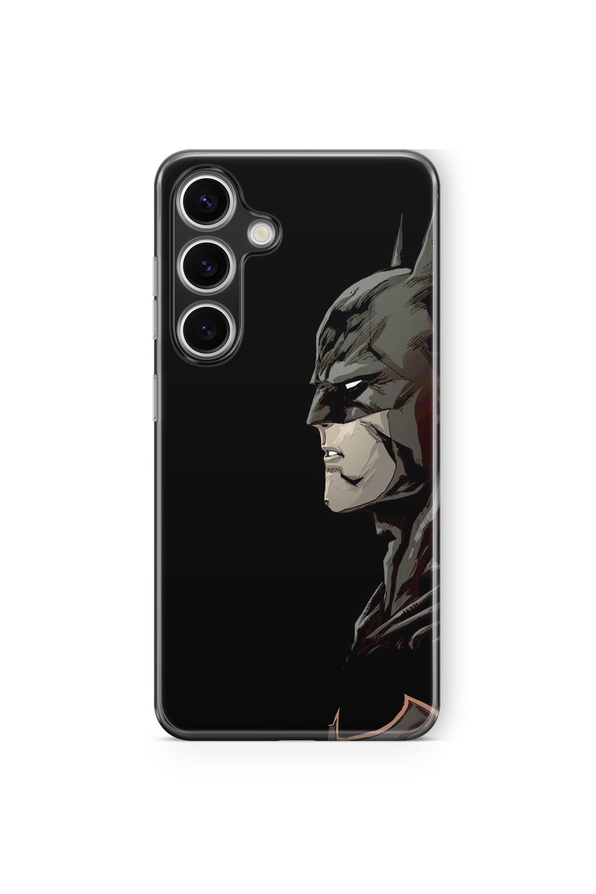 Space Star Samsung Galaxy A05S Uyumlu Batman Tasarım Baskılı Şeffaf Kılıf