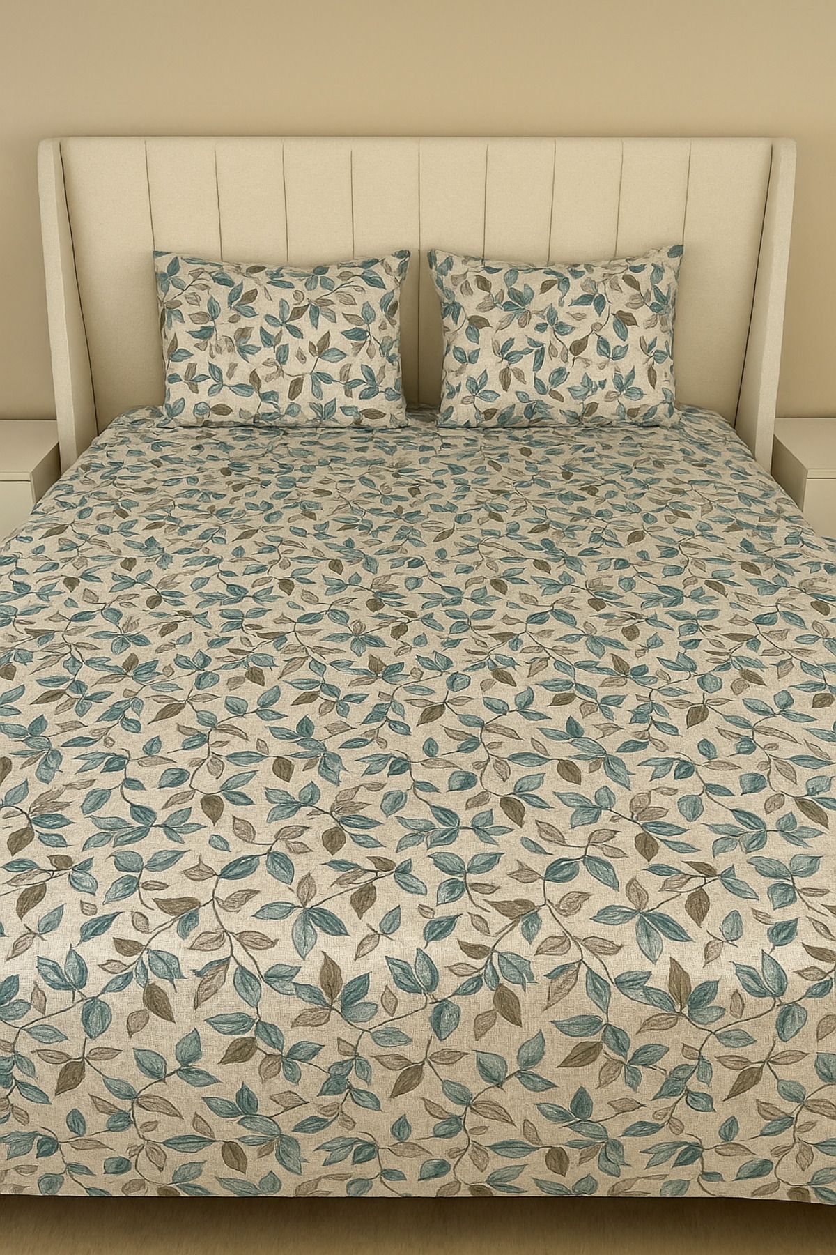 MixCotton Home Çift Kişilik Pamuk Lastikli Çarşaf ve 2 Adet Yastık Kılıfı