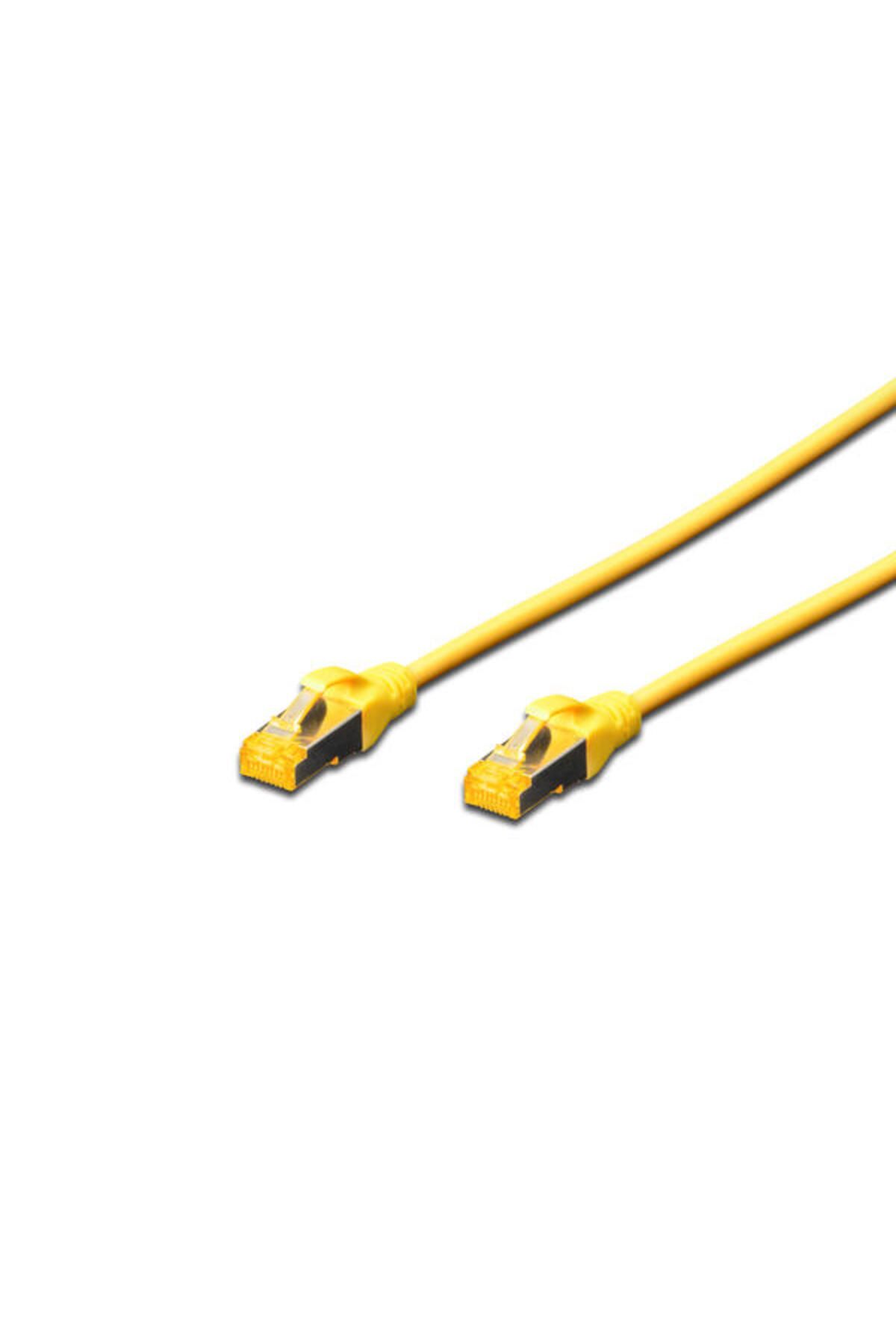 Beek BC-S6A100Y 10 Mt CAT6A AWG26 Lsoh S/FTP Sarı Patch Cord Kablo