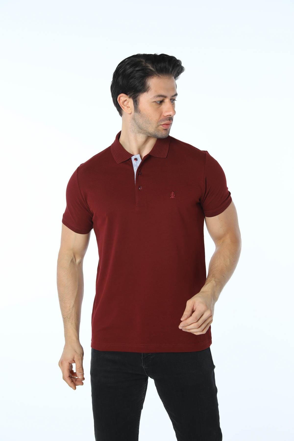 rugatchi %100 Pamuk Polo Yaka T-Shirt