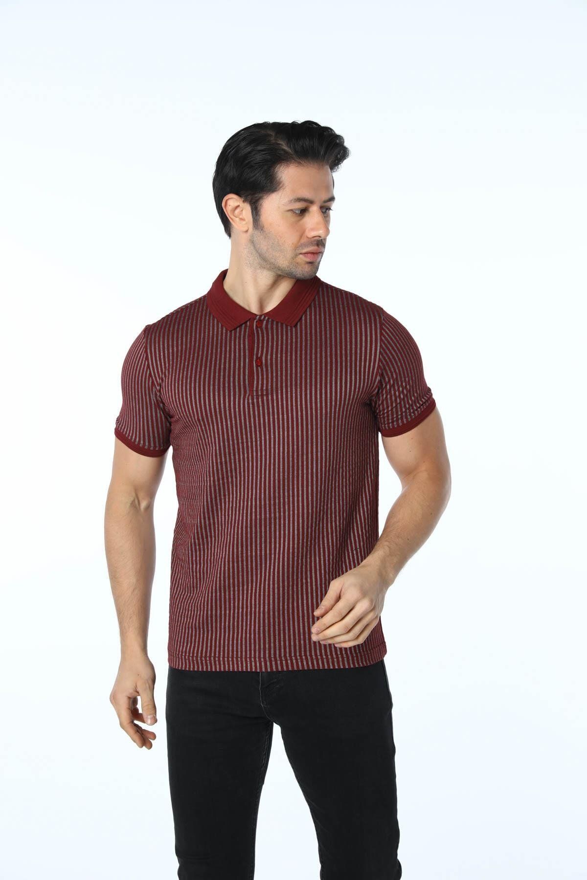 rugatchi Jakarlı Polo Yaka T-Shirt