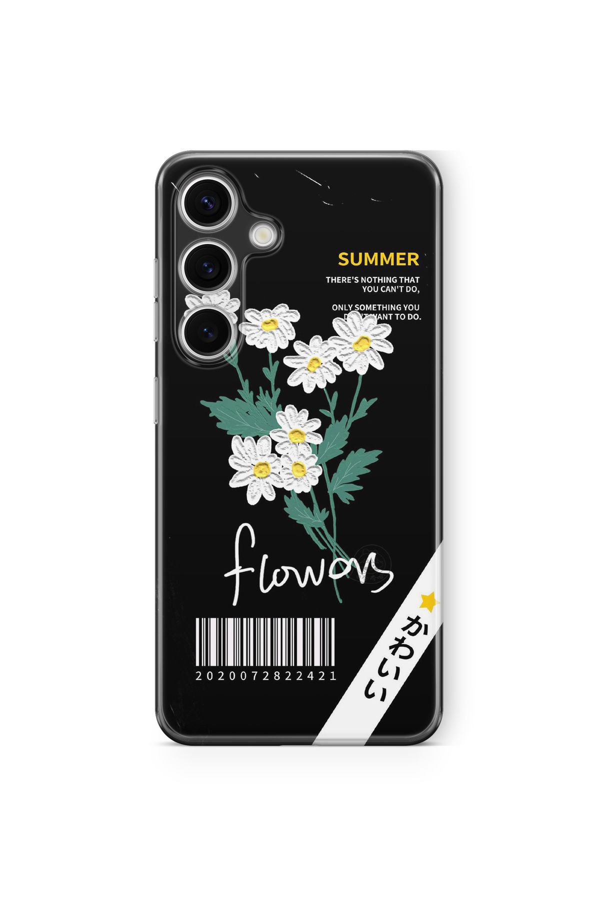 Space Star Samsung Galaxy A05S Uyumlu Summer Tasarım Baskılı Şeffaf Kılıf