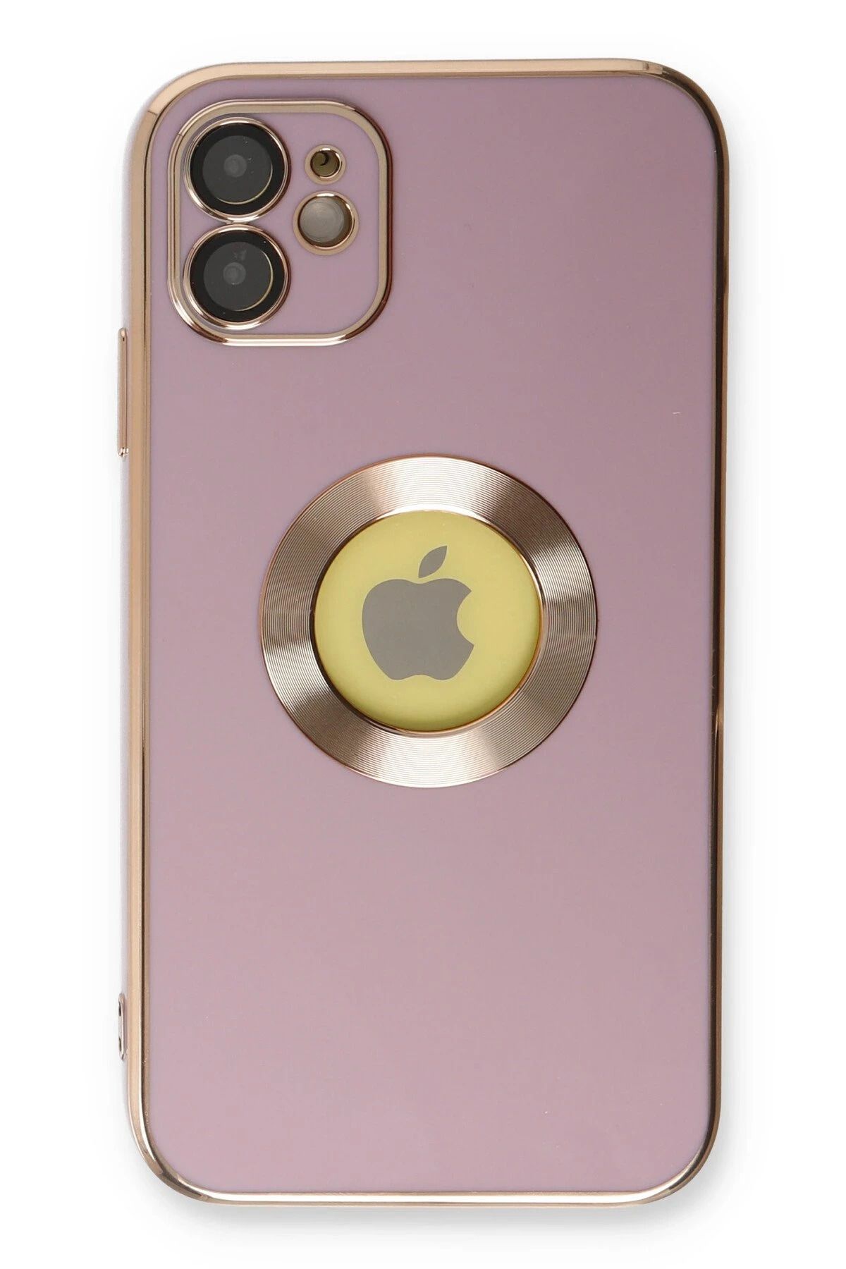 NewFace iPhone 12 Kılıf Store Silikon - Mor NRMSA