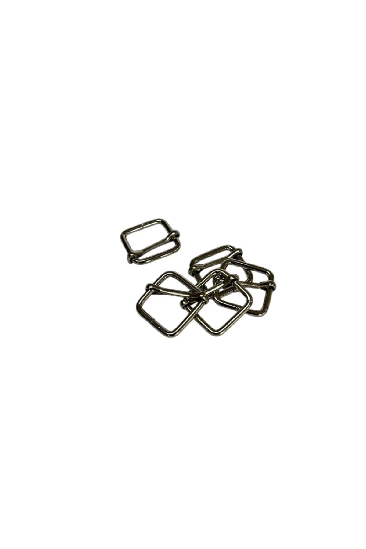 srtfootcare Ayar Tokası 2 cm 5 Adet (Leathercraft, Deri Hobi) Nikel