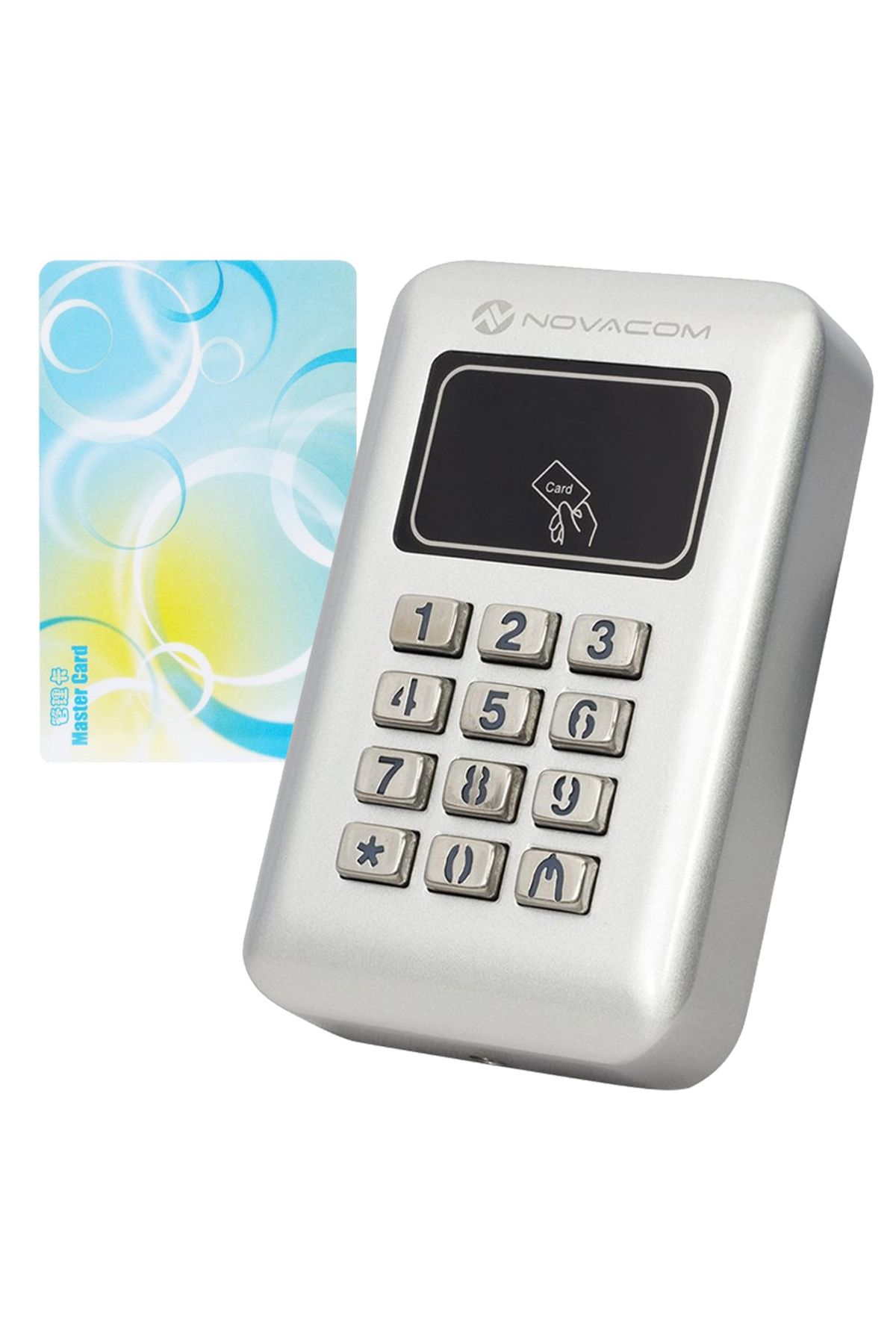 nazeninstoğu Novacom Nc-Ms03Wp Rfid - Şifrematik Kart Okuyucu Su Geçirmez Otomatik Kapi Kilit (Pin - Prox