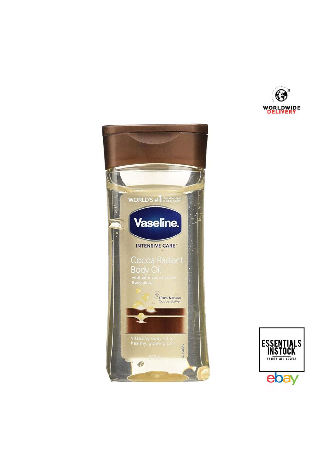 Vaseline Vaseline Intensive Care Cocoa Radiant Gel Oil - 200ml