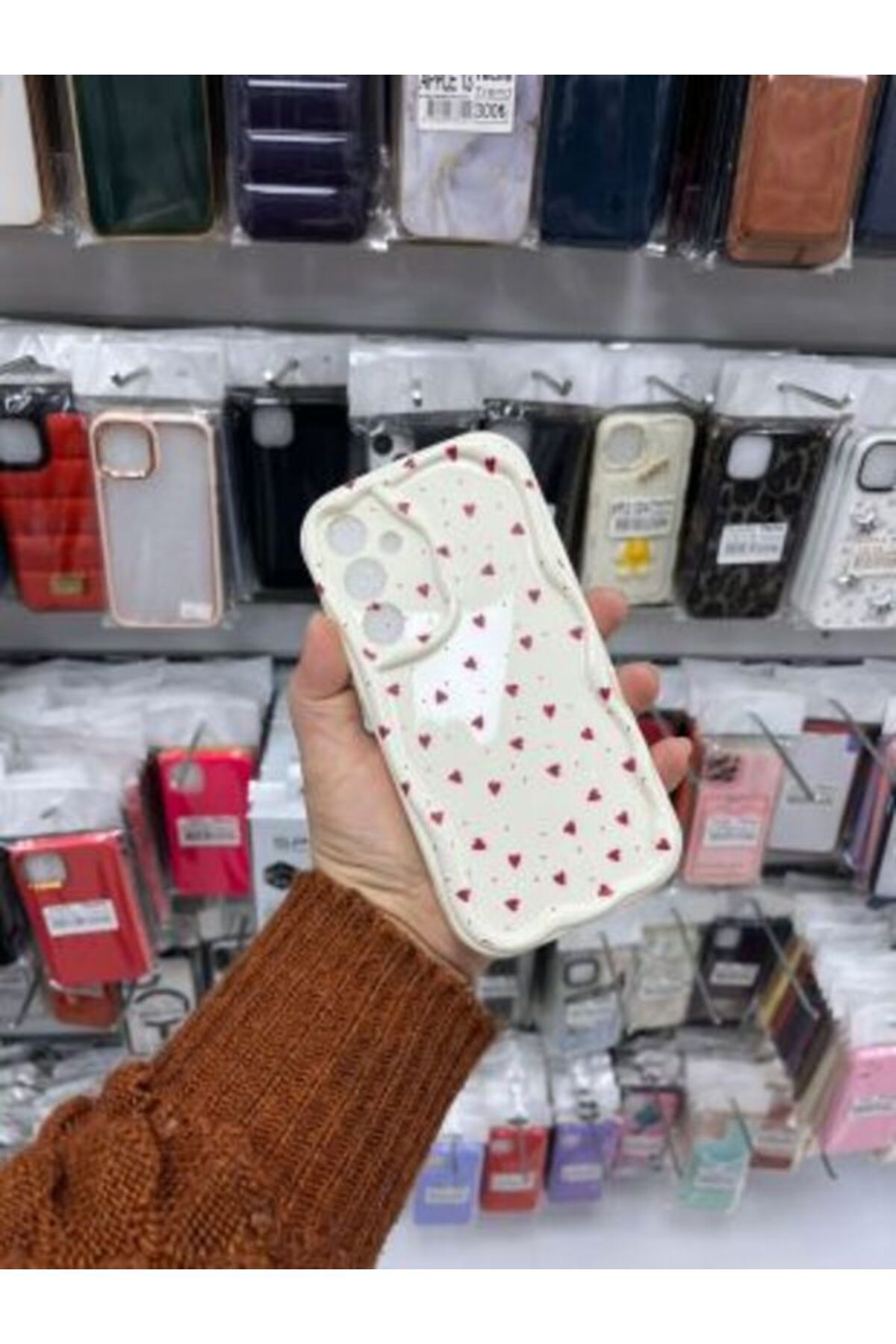 TECNOTREND Galaxy A35 Kalpli Desenli Baskılı Kabarık Kılıf