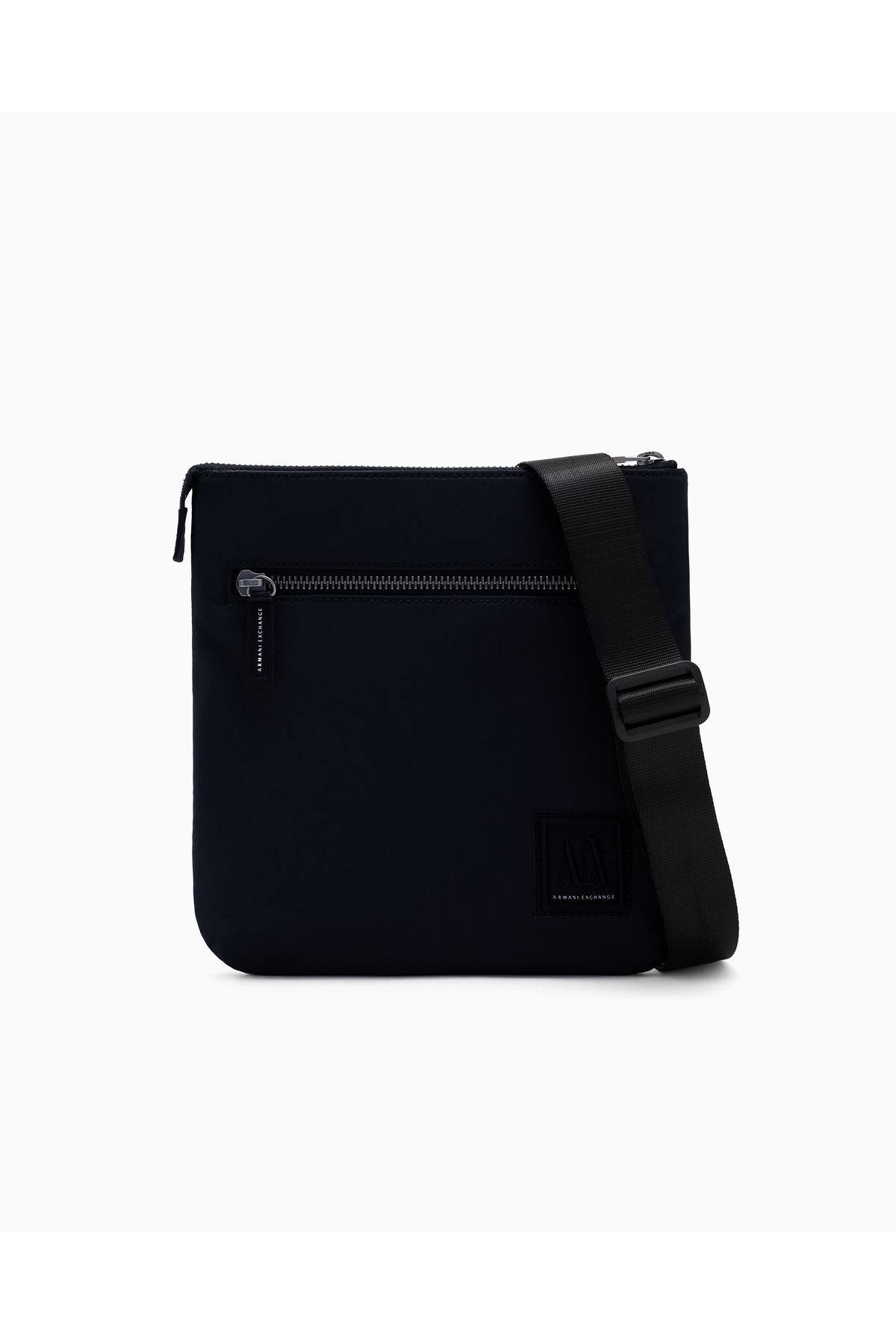 Armani Exchange Erkek Ayarlanabilir Askı Fermuar Kapama Spor Geniş Kullanım Lacivert Omuz Çantası XM000105 AF15129-U