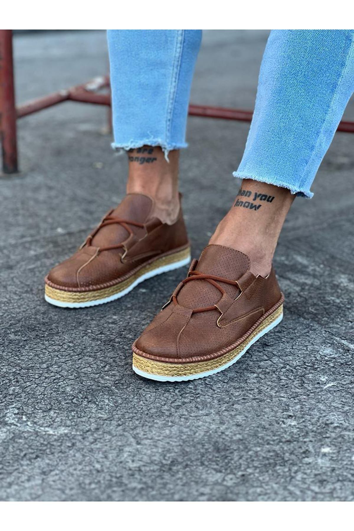 HobiDünyasıElif Taba Erkek Casual Ayakkabı