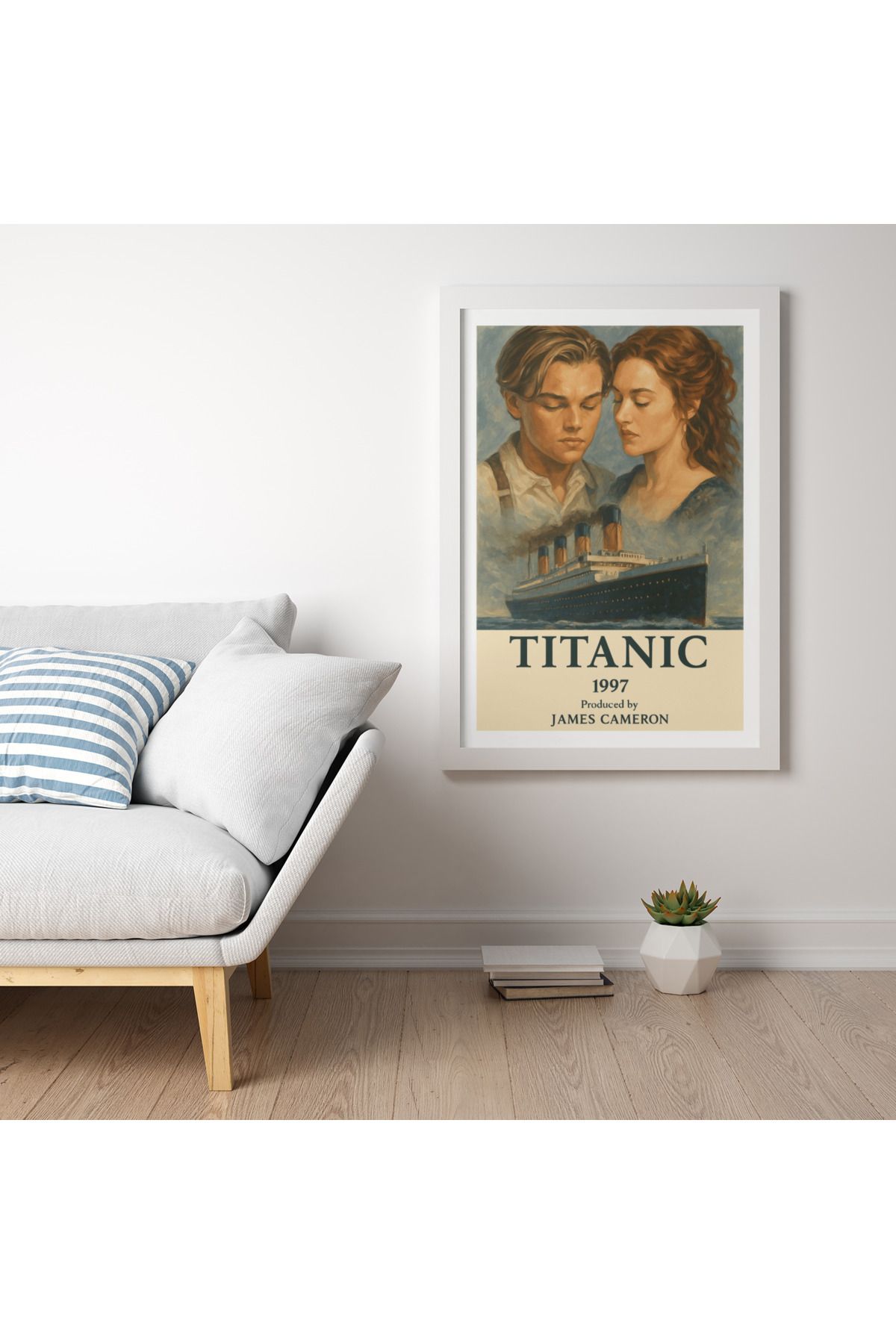 Norddesign Çerçeveli Poster Tablo Duvar Dekorasyonu - Kült Filmler Serisi - Titanic