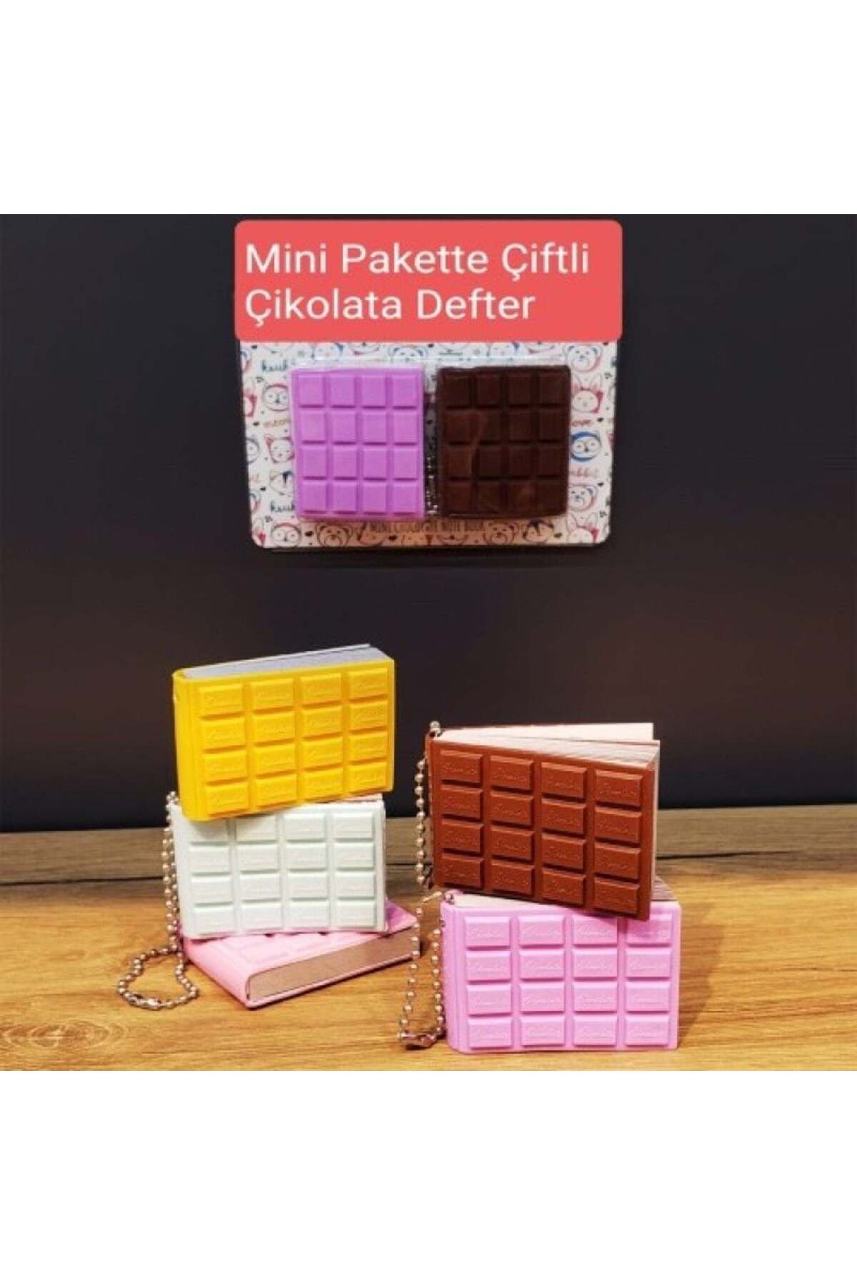 Vexahome Mini Çiftli Çikolata Not Defteri