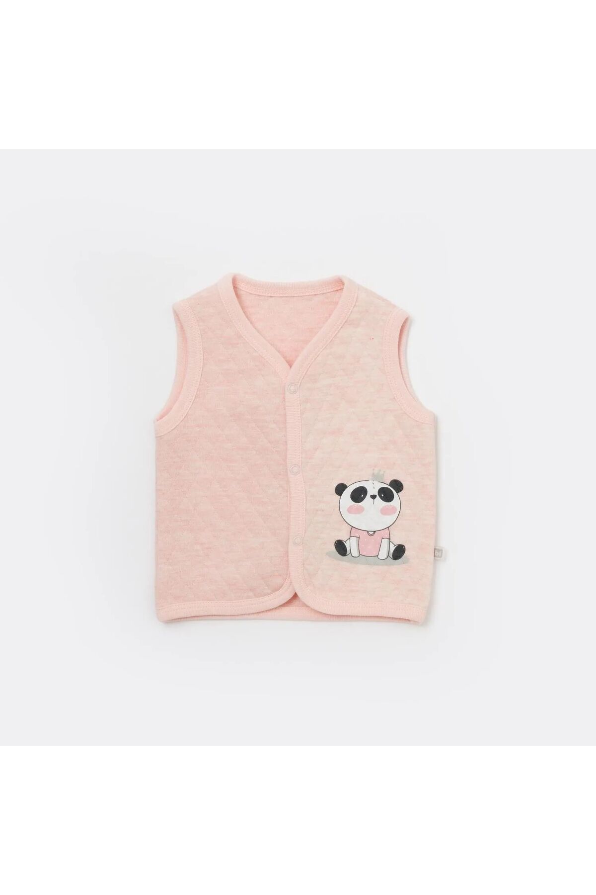 Bibaby Live Pandas Kapitone Yelek 61482 Pembe
