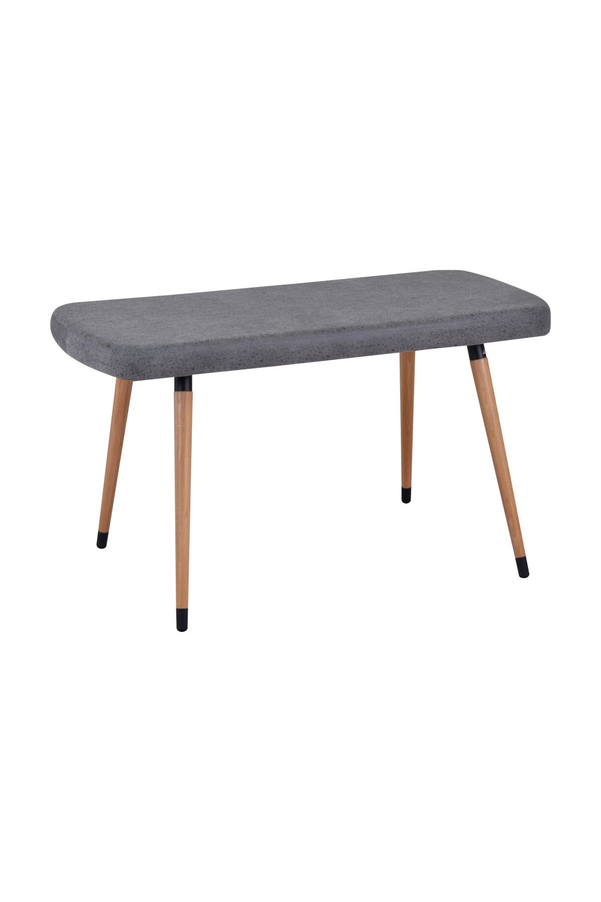 VİLİNZE Eames Ahşap Ayak Mutfak Masası Bankı
