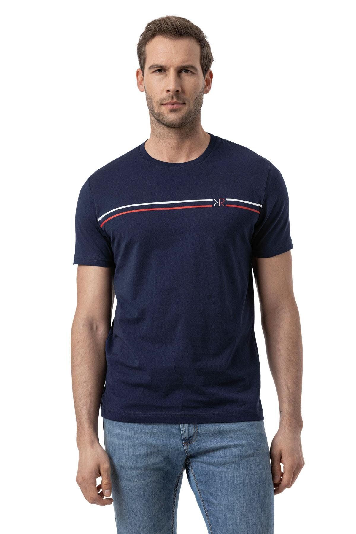 rugatchi Baskılı Bisiklet Yaka T-Shirt