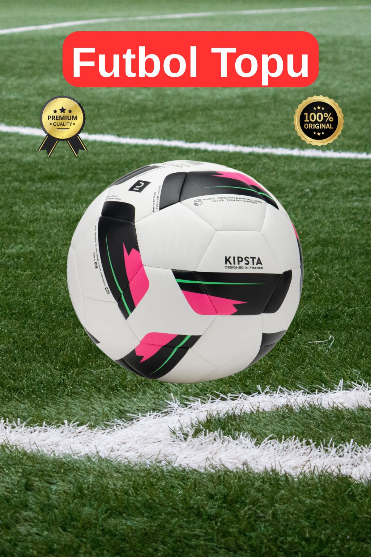 EpiRelax Futbol Topu – Kolay Kontrol Edilebilir Tasarım Ultra Dayanıklı Futbol Topu 5 Numara
