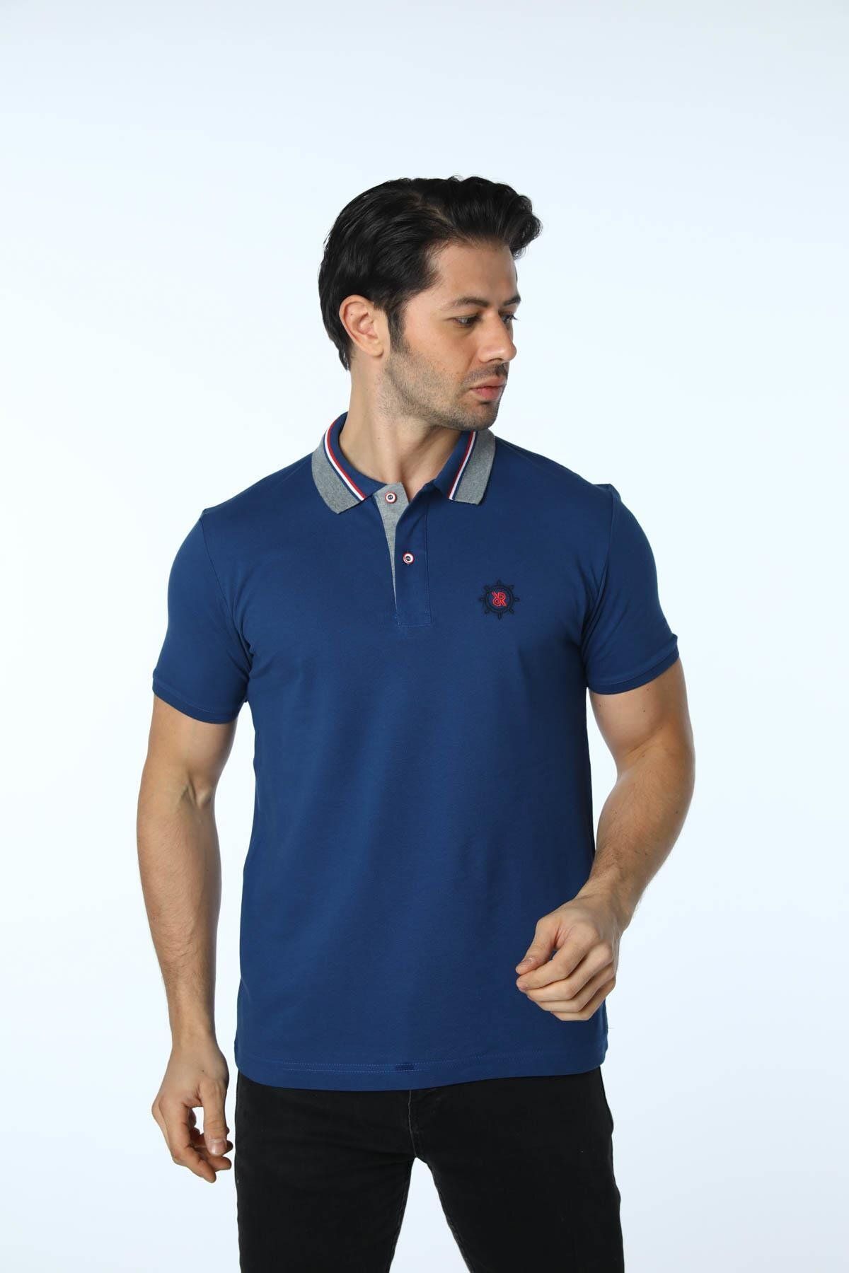 rugatchi %100 Pamuk Polo Yaka T-Shirt