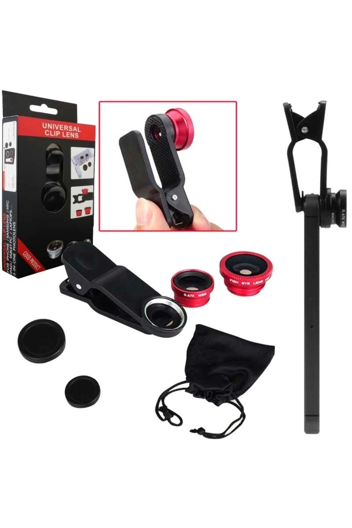 STOREMAX UNIVERSAL 2 LENS SETİ CEP TELEFONLARI VE TABLETLER İÇİN (5047)
